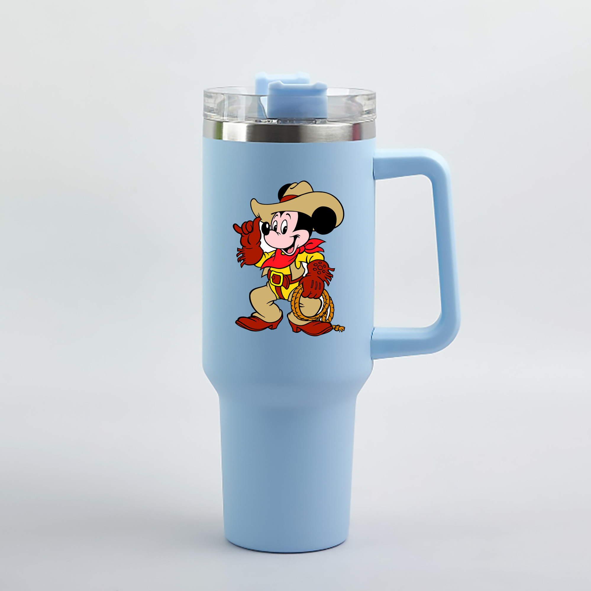 （画像用） ミッキーマウス Mickey Mouse 1200mL車用タンブラー（カラープリント）