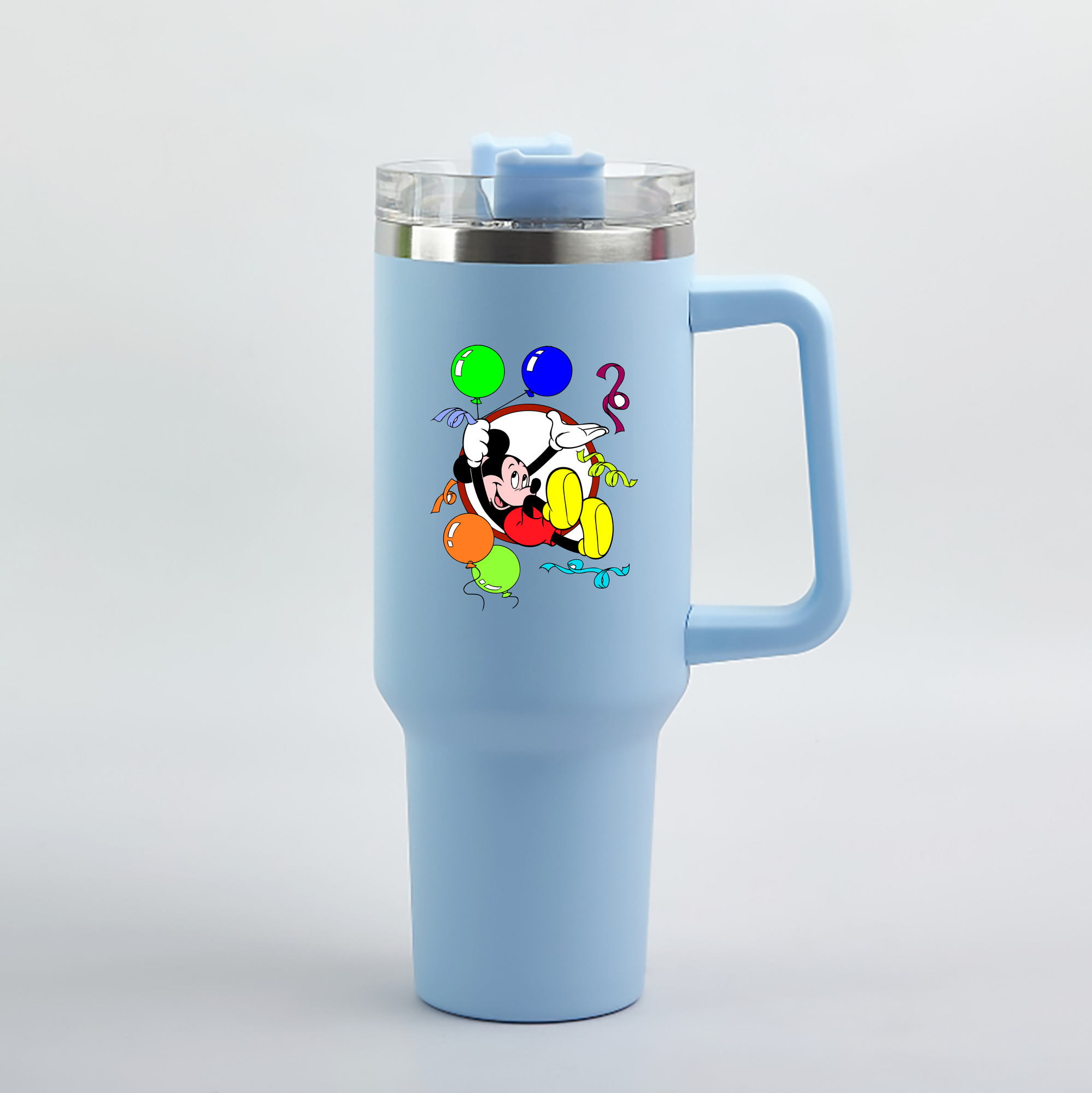 （画像用） ミッキーマウス Mickey Mouse 1200mL車用タンブラー（カラープリント）