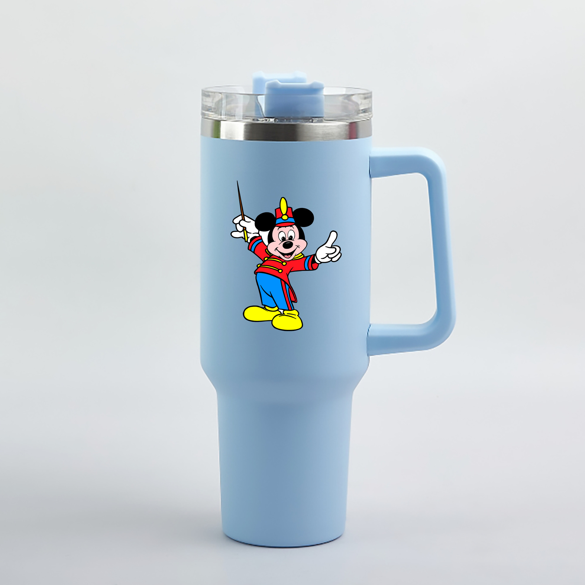 （画像用） ミッキーマウス Mickey Mouse 1200mL車用タンブラー（カラープリント）