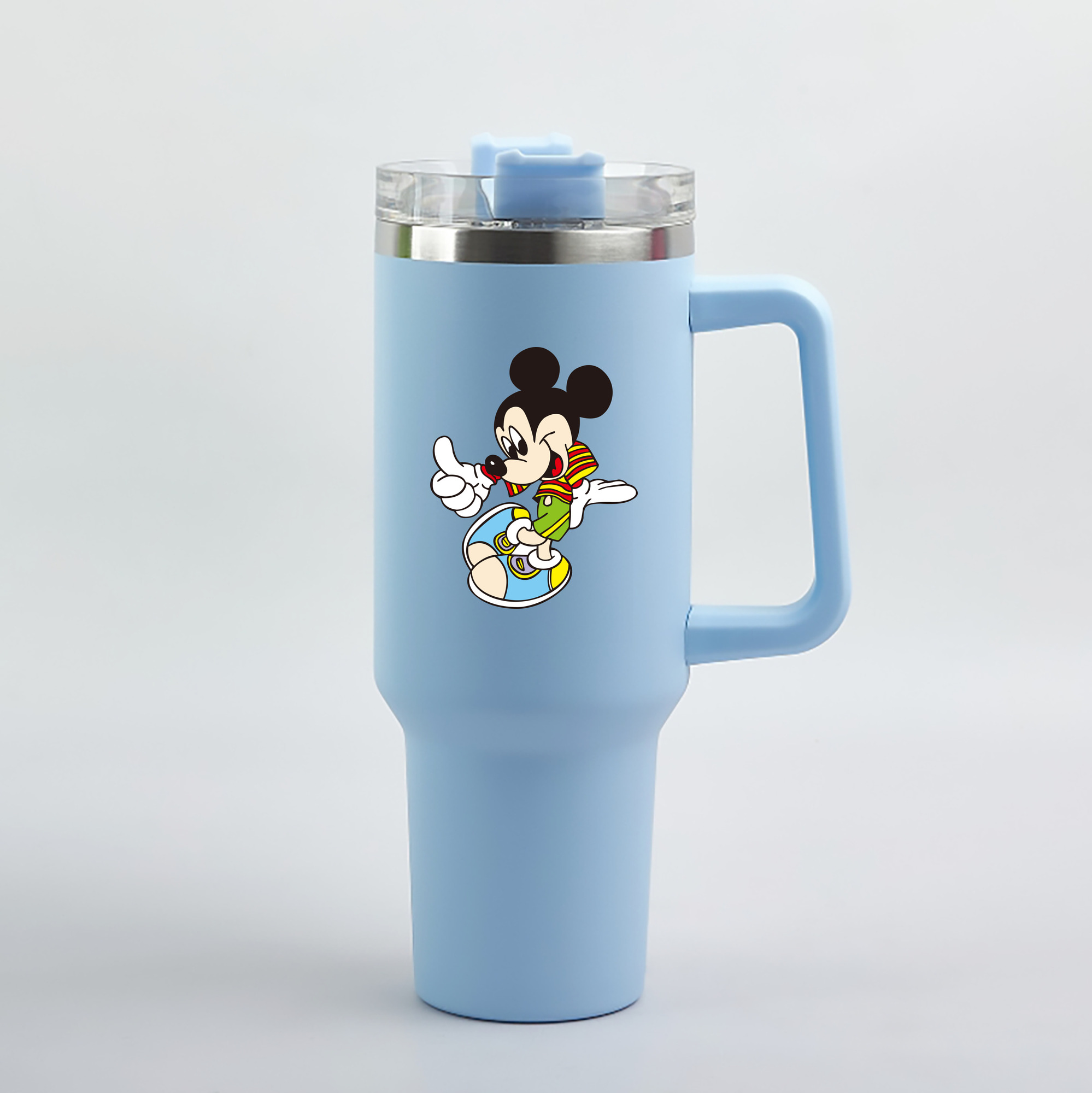 （画像用） ミッキーマウス Mickey Mouse 1200mL車用タンブラー（カラープリント）