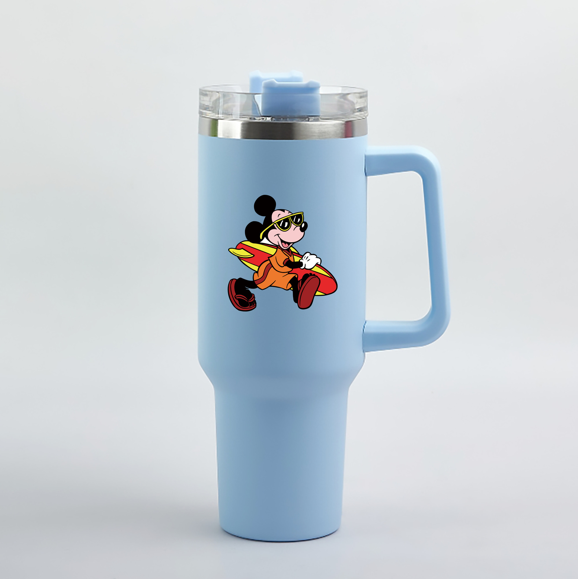 （画像用） ミッキーマウス Mickey Mouse 1200mL車用タンブラー（カラープリント）