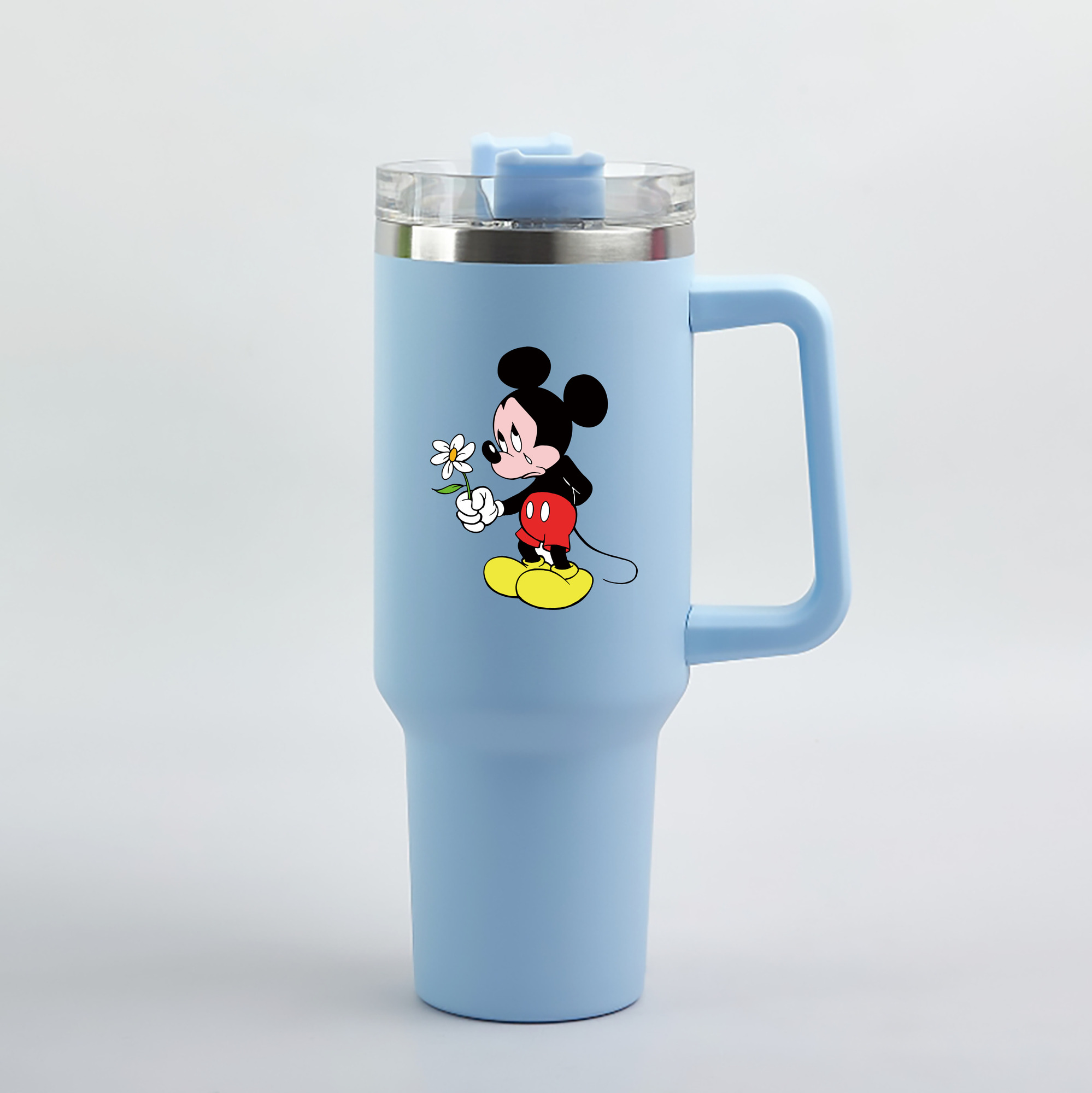 （画像用） ミッキーマウス Mickey Mouse 1200mL車用タンブラー（カラープリント）