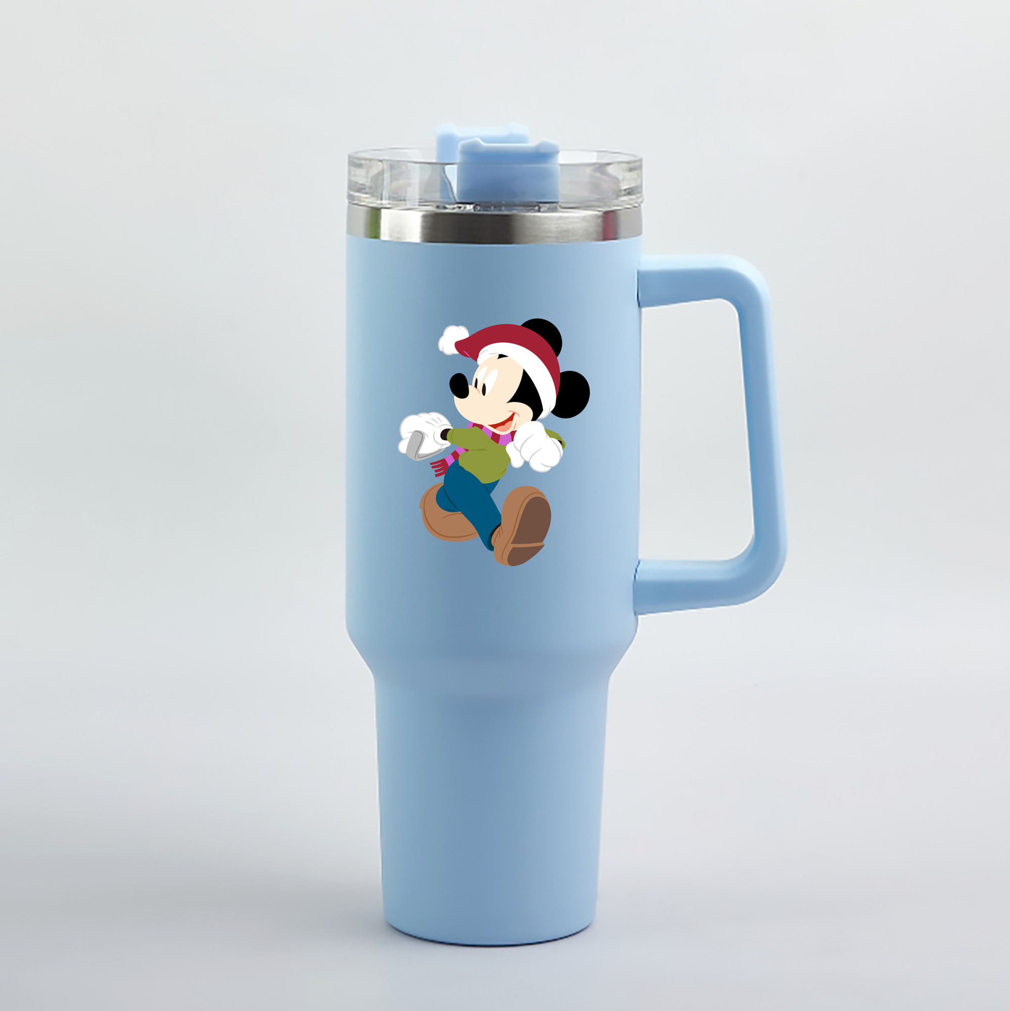 （画像用） ミッキーマウス Mickey Mouse 1200mL車用タンブラー（カラープリント）
