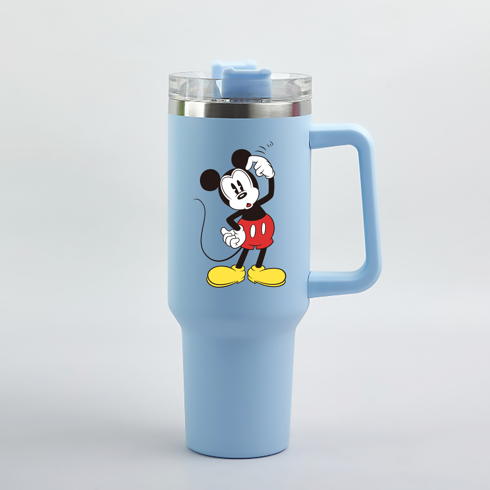 （画像用） ミッキーマウス Mickey Mouse 1200mL車用タンブラー（カラープリント）