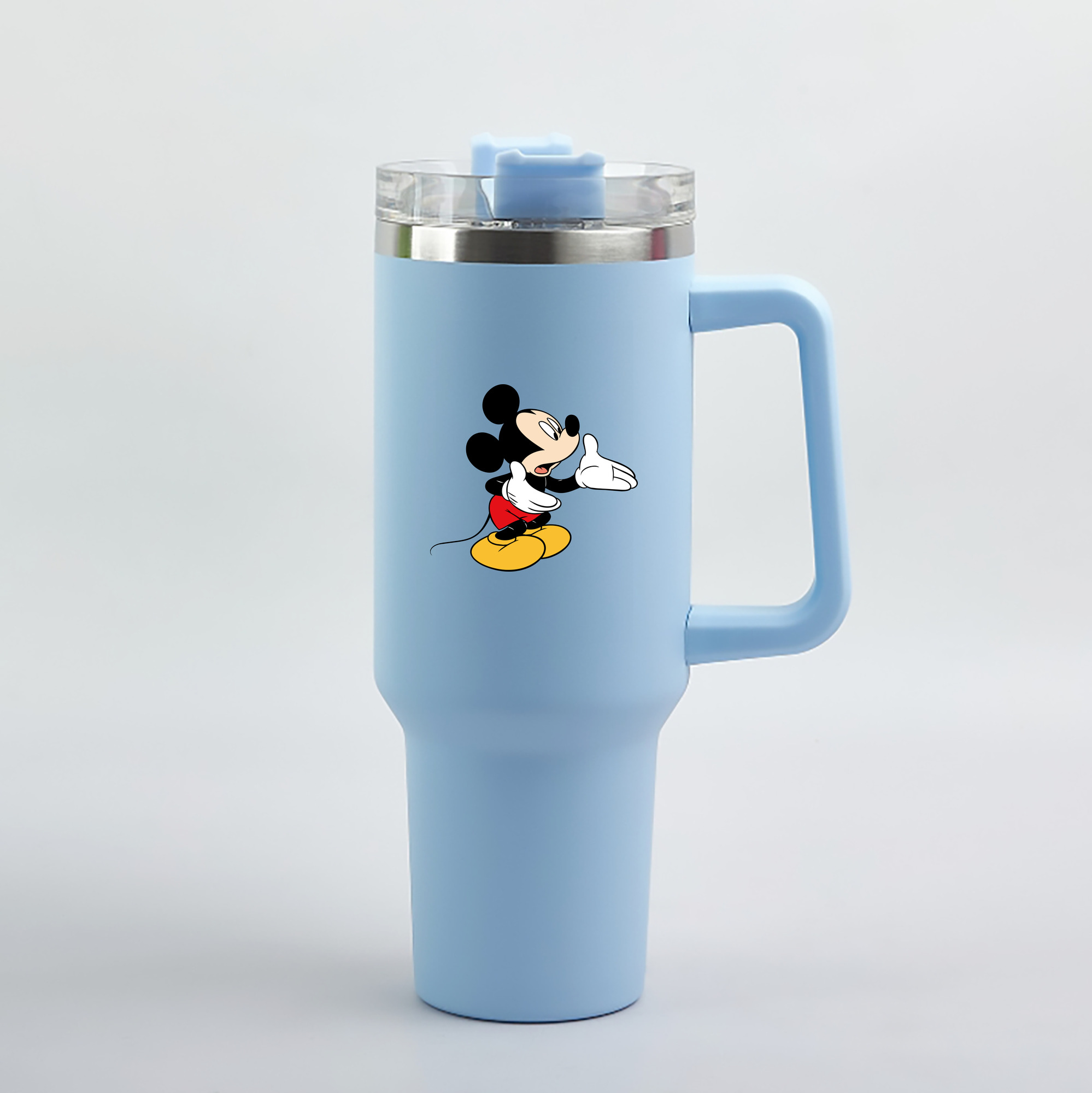（画像用） ミッキーマウス Mickey Mouse 1200mL車用タンブラー（カラープリント）