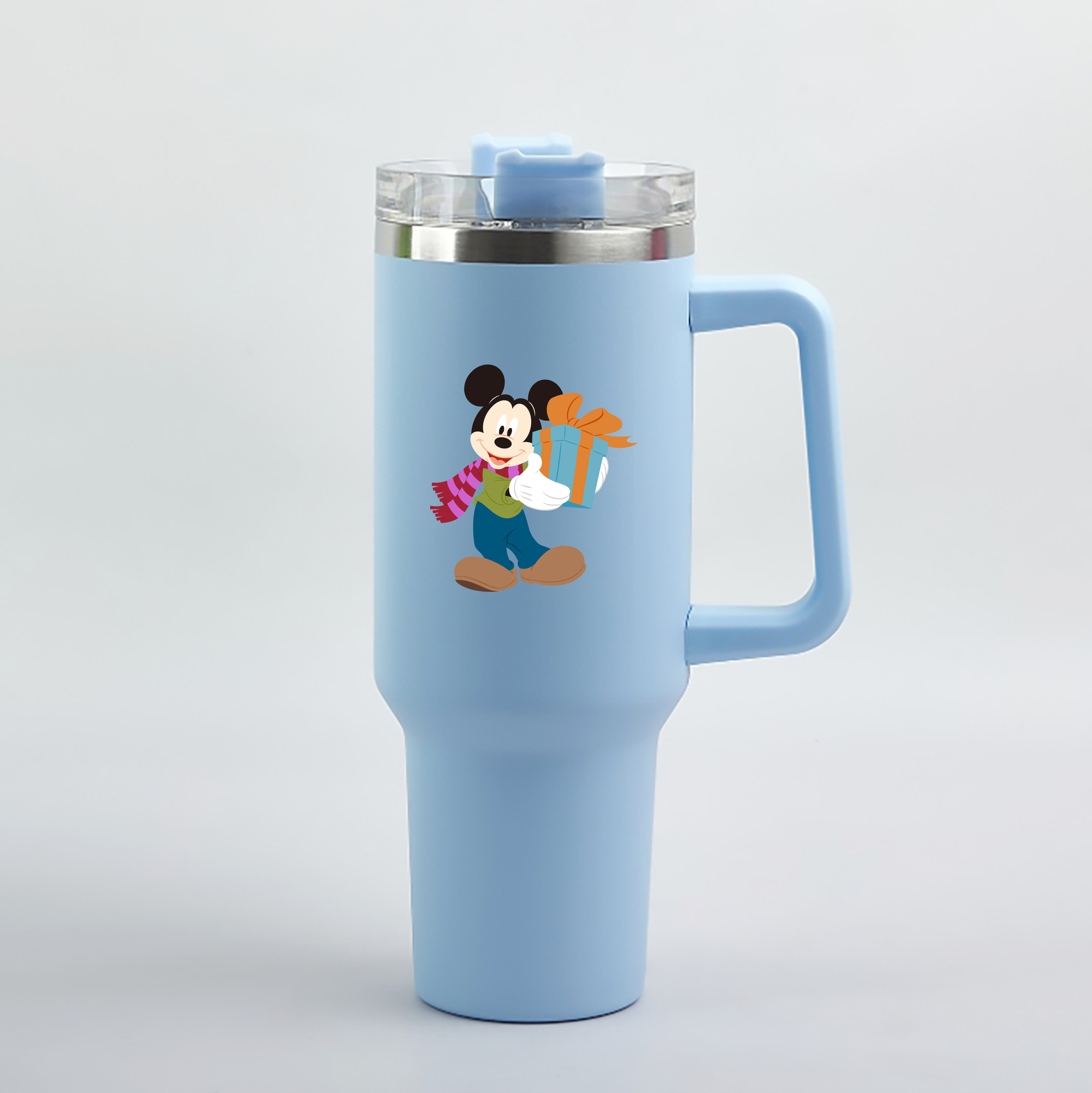 （画像用） ミッキーマウス Mickey Mouse 1200mL車用タンブラー（カラープリント）