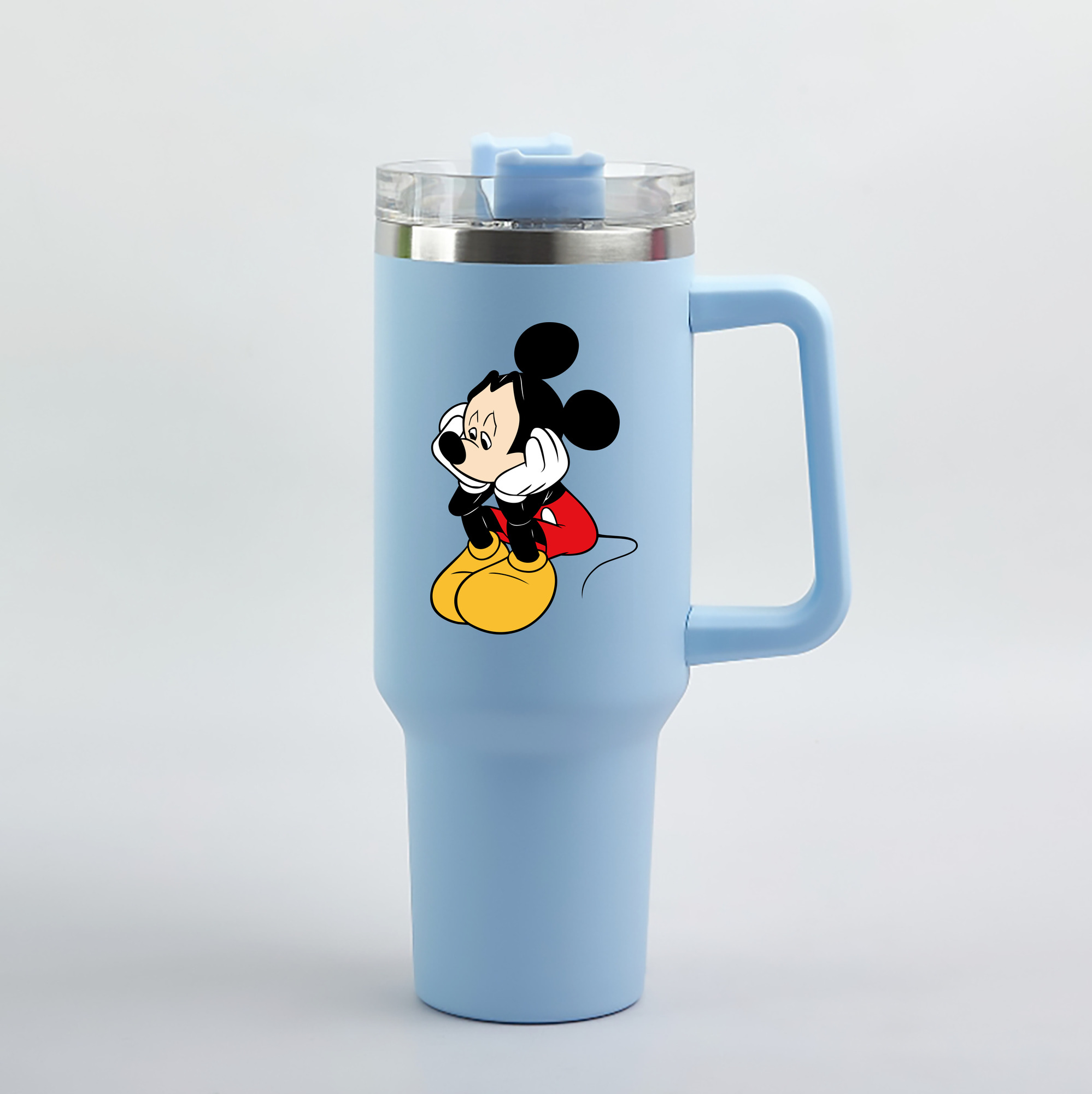 （画像用） ミッキーマウス Mickey Mouse 1200mL車用タンブラー（カラープリント）