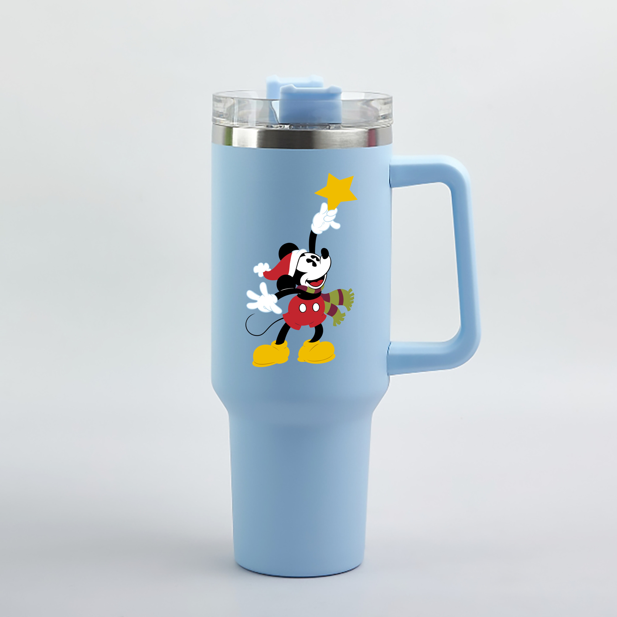 （画像用） ミッキーマウス Mickey Mouse 1200mL車用タンブラー（カラープリント）