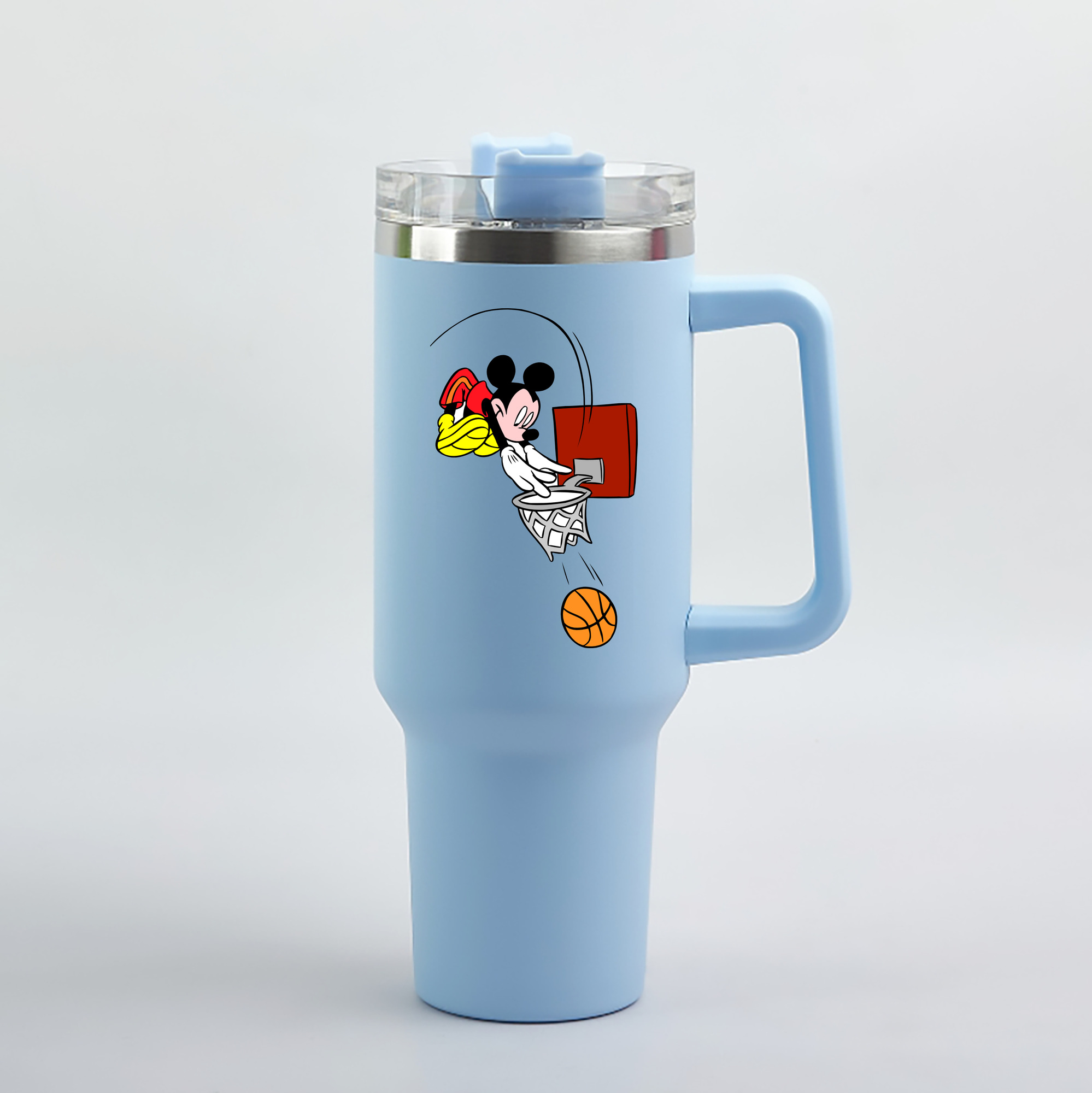 （画像用） ミッキーマウス Mickey Mouse 1200mL車用タンブラー（カラープリント）
