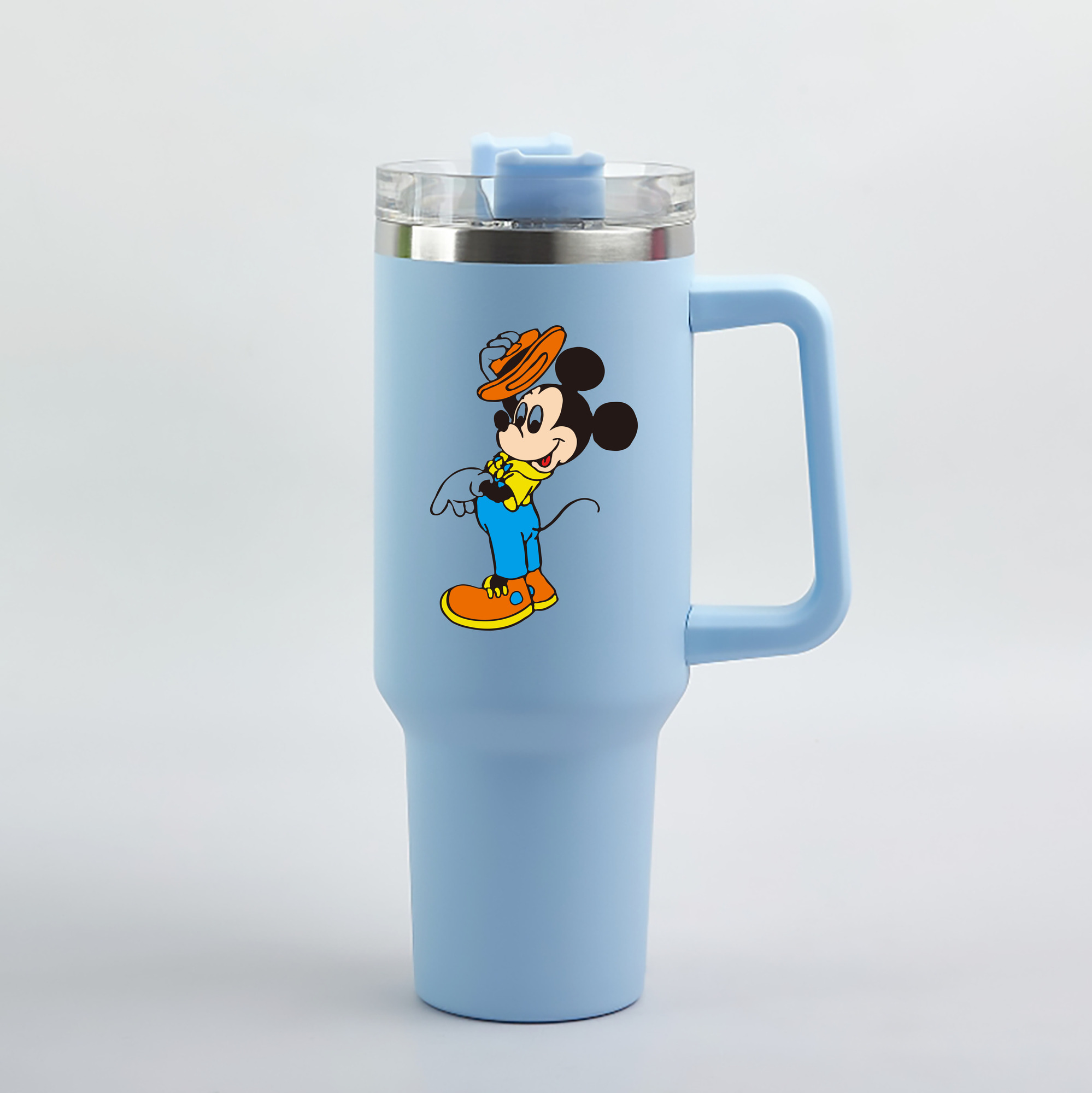 （画像用） ミッキーマウス Mickey Mouse 1200mL車用タンブラー（カラープリント）