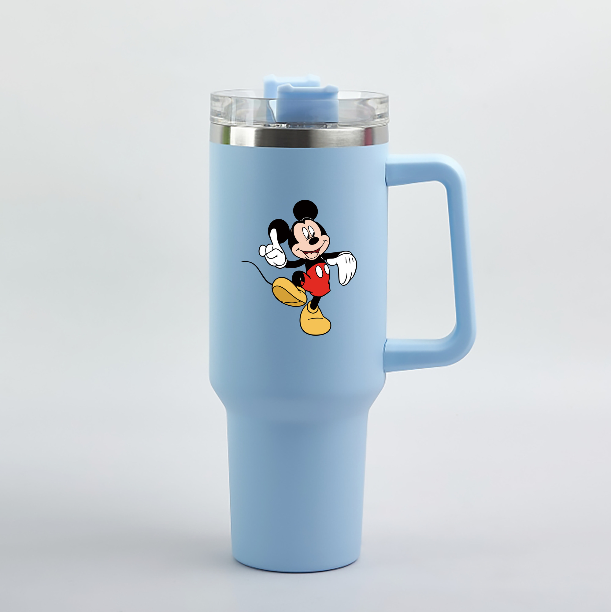 （画像用） ミッキーマウス Mickey Mouse 1200mL車用タンブラー（カラープリント）