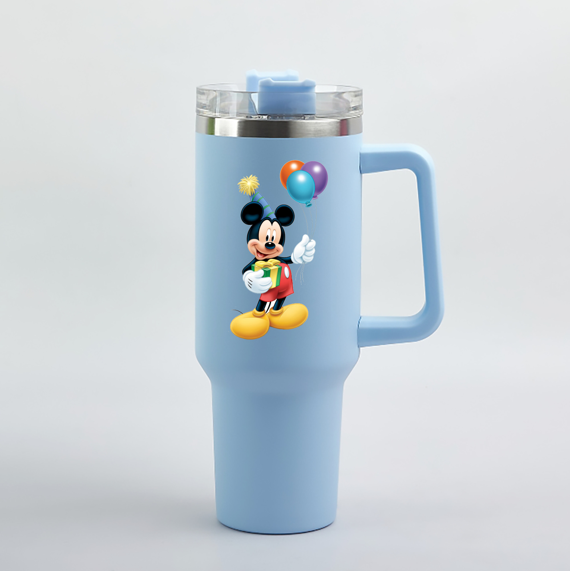（画像用） ミッキーマウス Mickey Mouse 1200mL車用タンブラー（カラープリント）