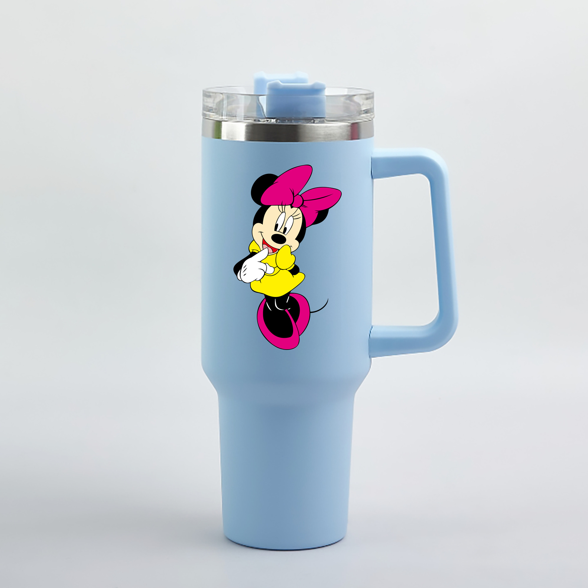 （画像用） ミッキーマウス Mickey Mouse 1200mL車用タンブラー（カラープリント）