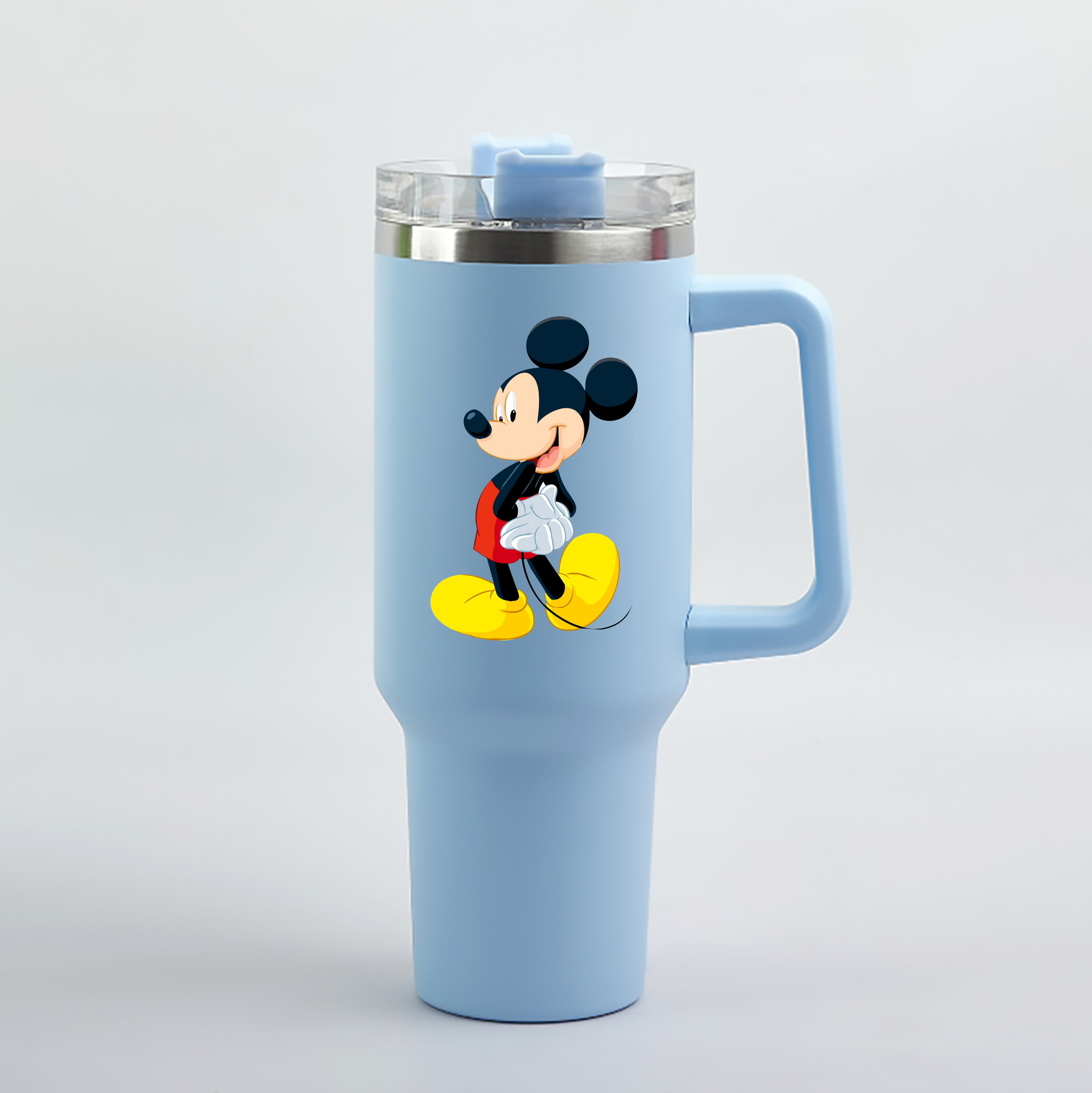 （画像用） ミッキーマウス Mickey Mouse 1200mL車用タンブラー（カラープリント）