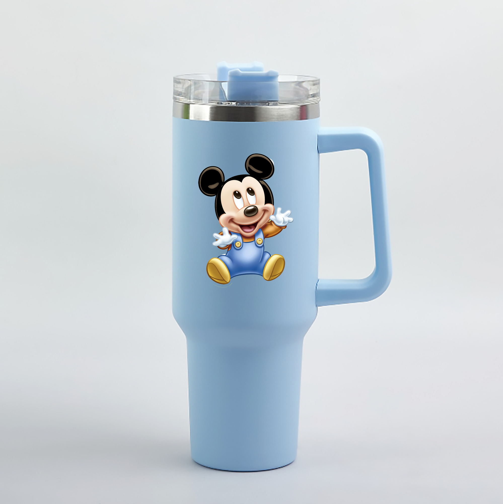 （画像用） ミッキーマウス Mickey Mouse 1200mL車用タンブラー（カラープリント）