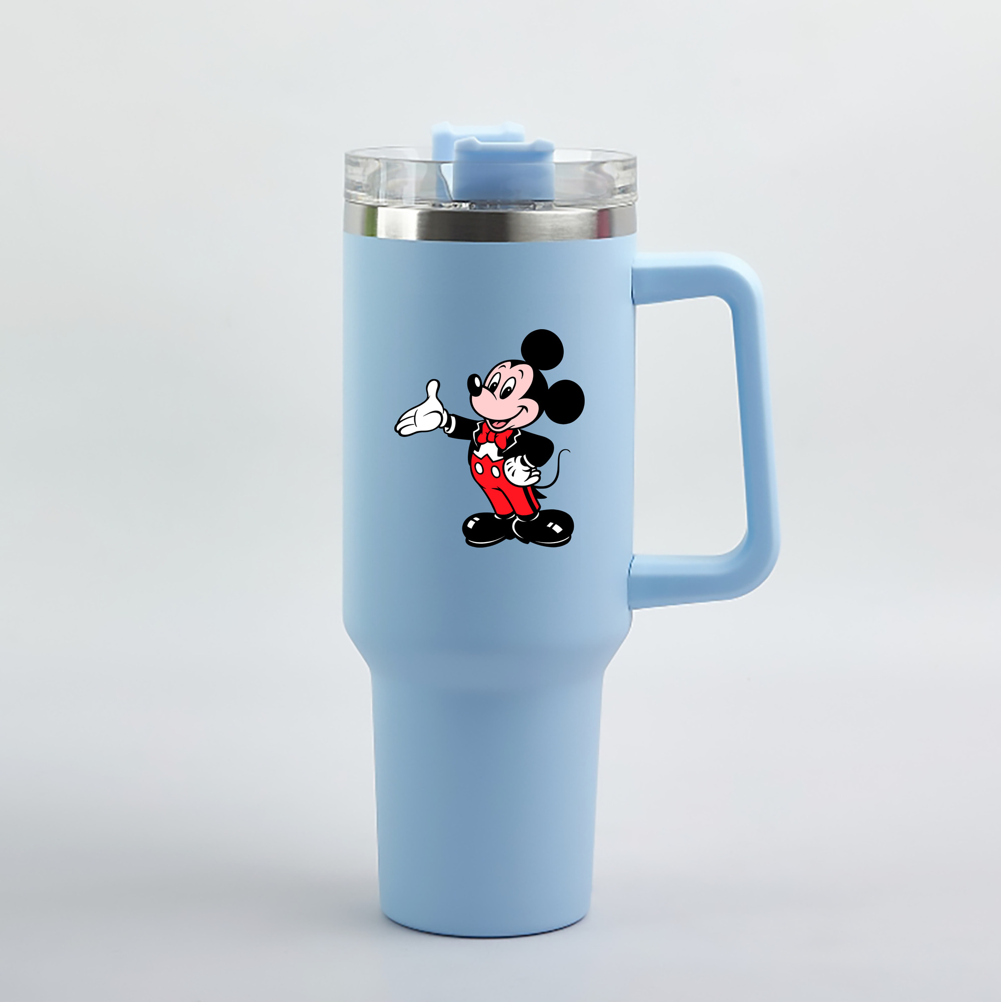 （画像用） ミッキーマウス Mickey Mouse 1200mL車用タンブラー（カラープリント）