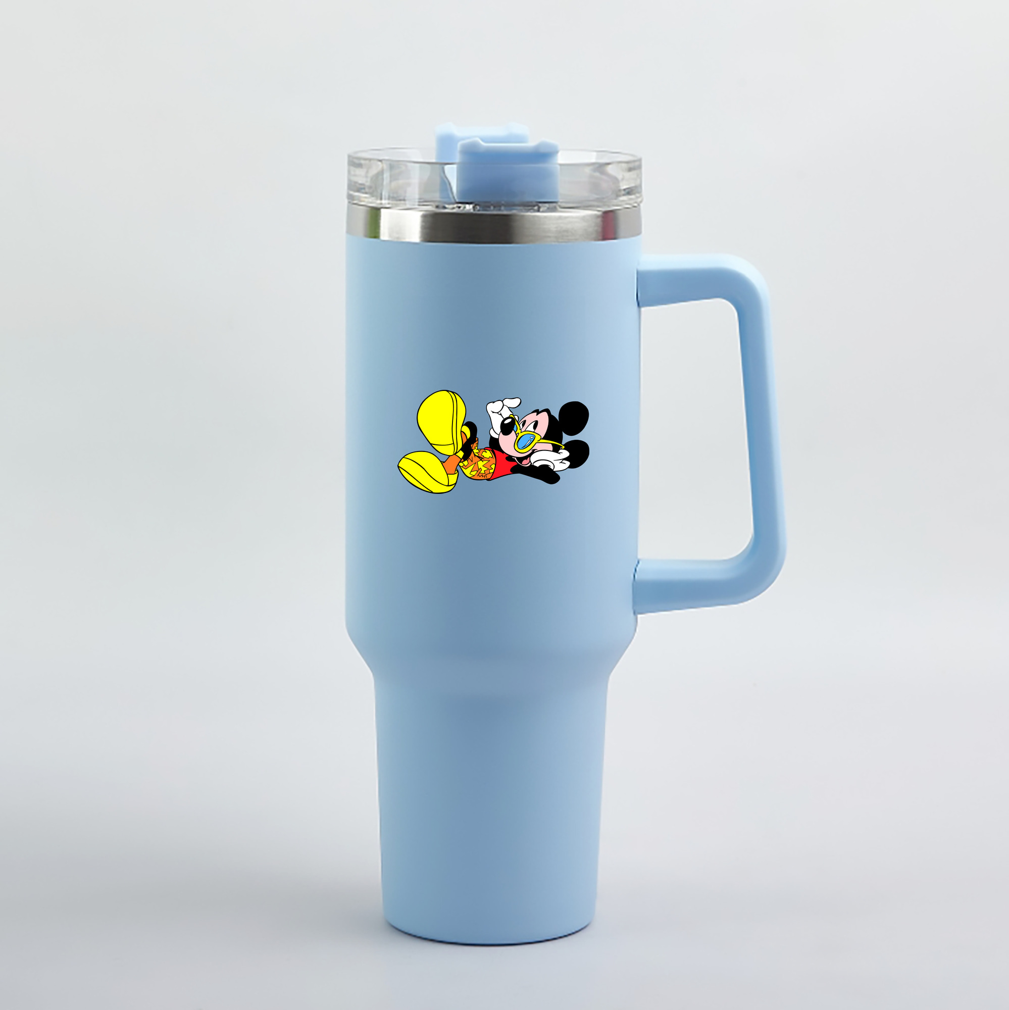 （画像用） ミッキーマウス Mickey Mouse 1200mL車用タンブラー（カラープリント）