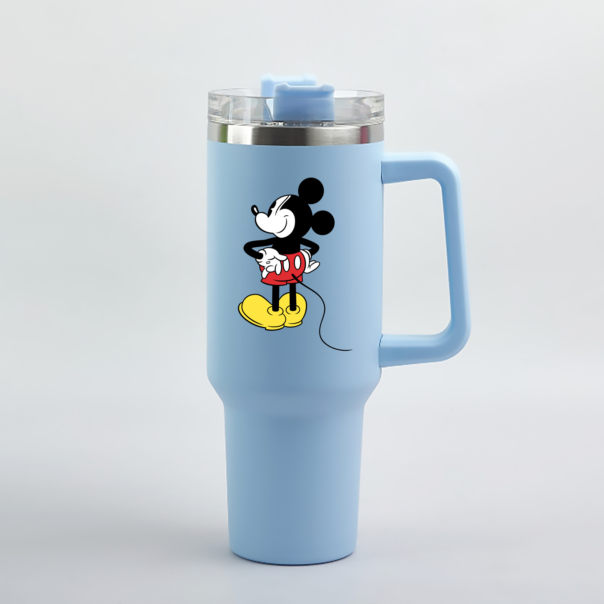 （画像用） ミッキーマウス Mickey Mouse 1200mL車用タンブラー（カラープリント）