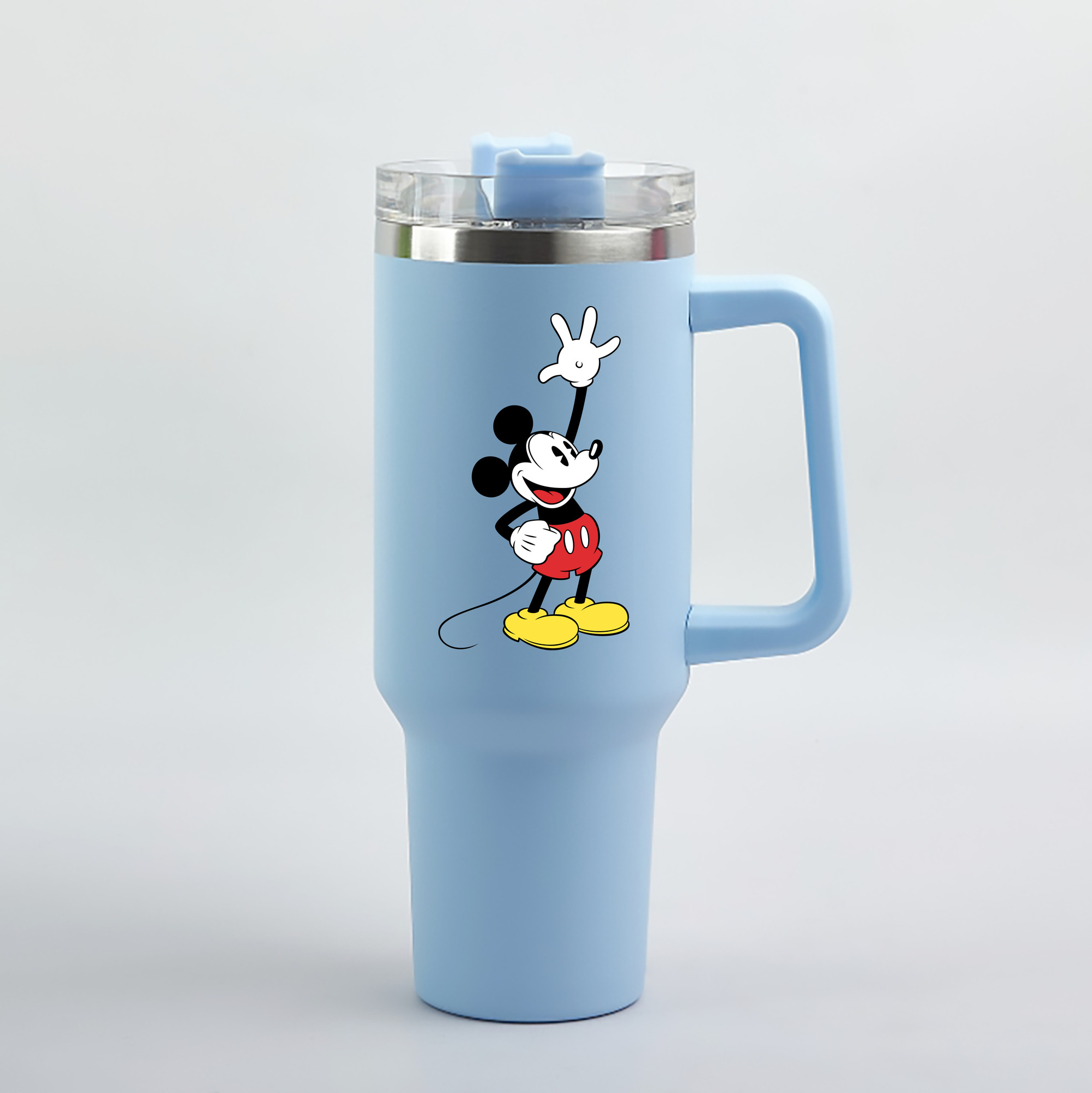 （画像用） ミッキーマウス Mickey Mouse 1200mL車用タンブラー（カラープリント）