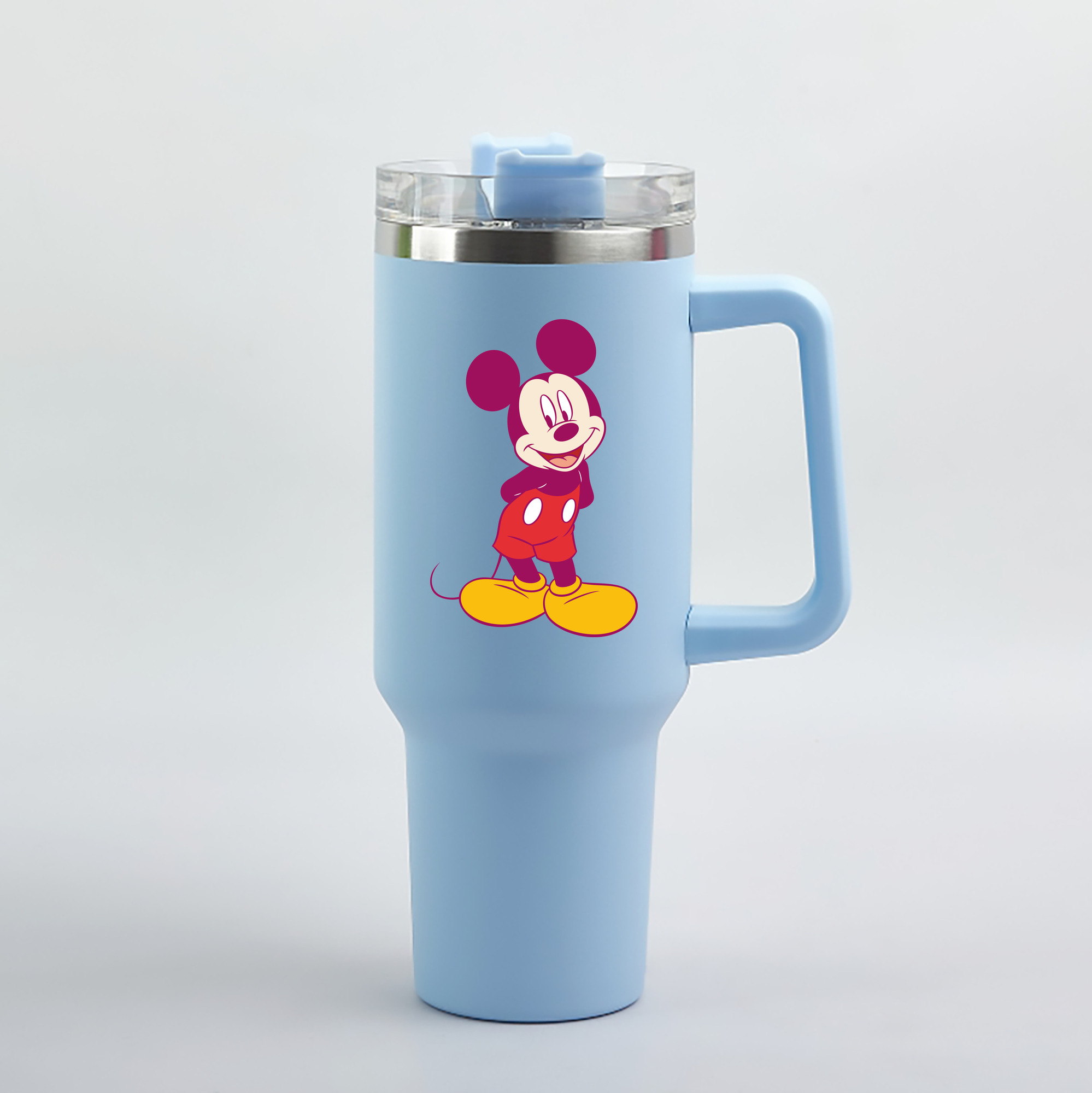 （画像用） ミッキーマウス Mickey Mouse 1200mL車用タンブラー（カラープリント）