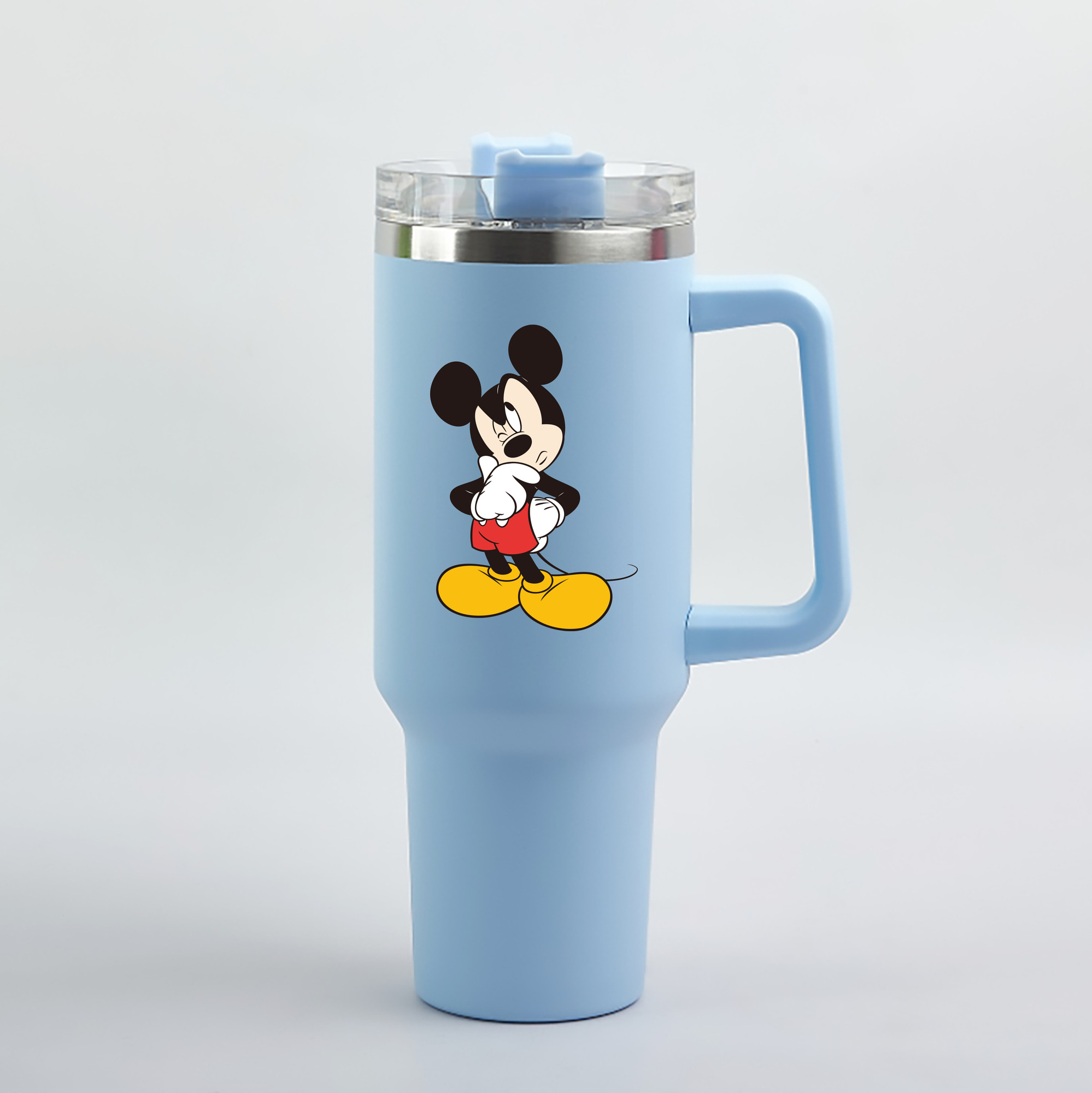 （画像用） ミッキーマウス Mickey Mouse 1200mL車用タンブラー（カラープリント）