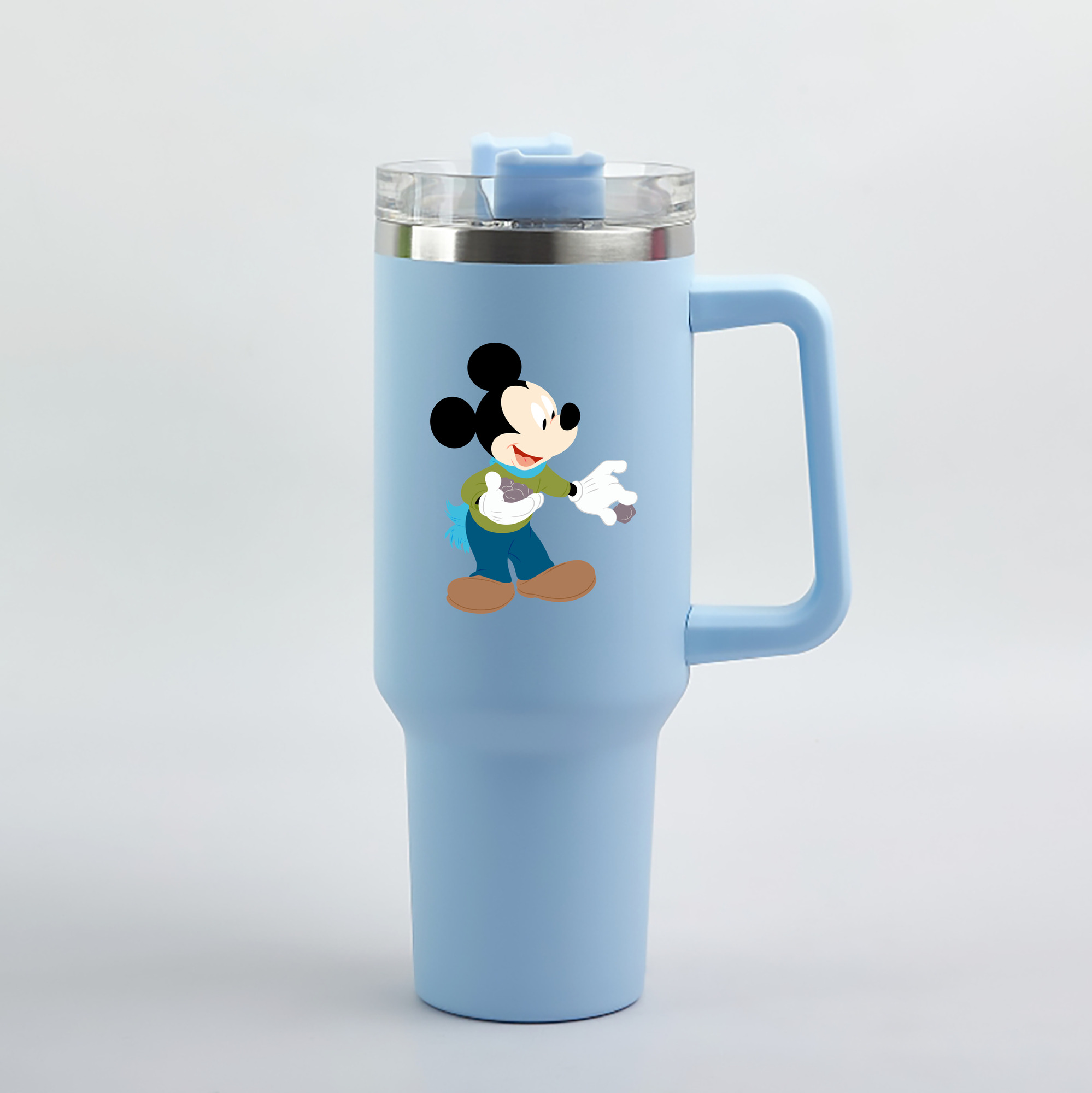 （画像用） ミッキーマウス Mickey Mouse 1200mL車用タンブラー（カラープリント）