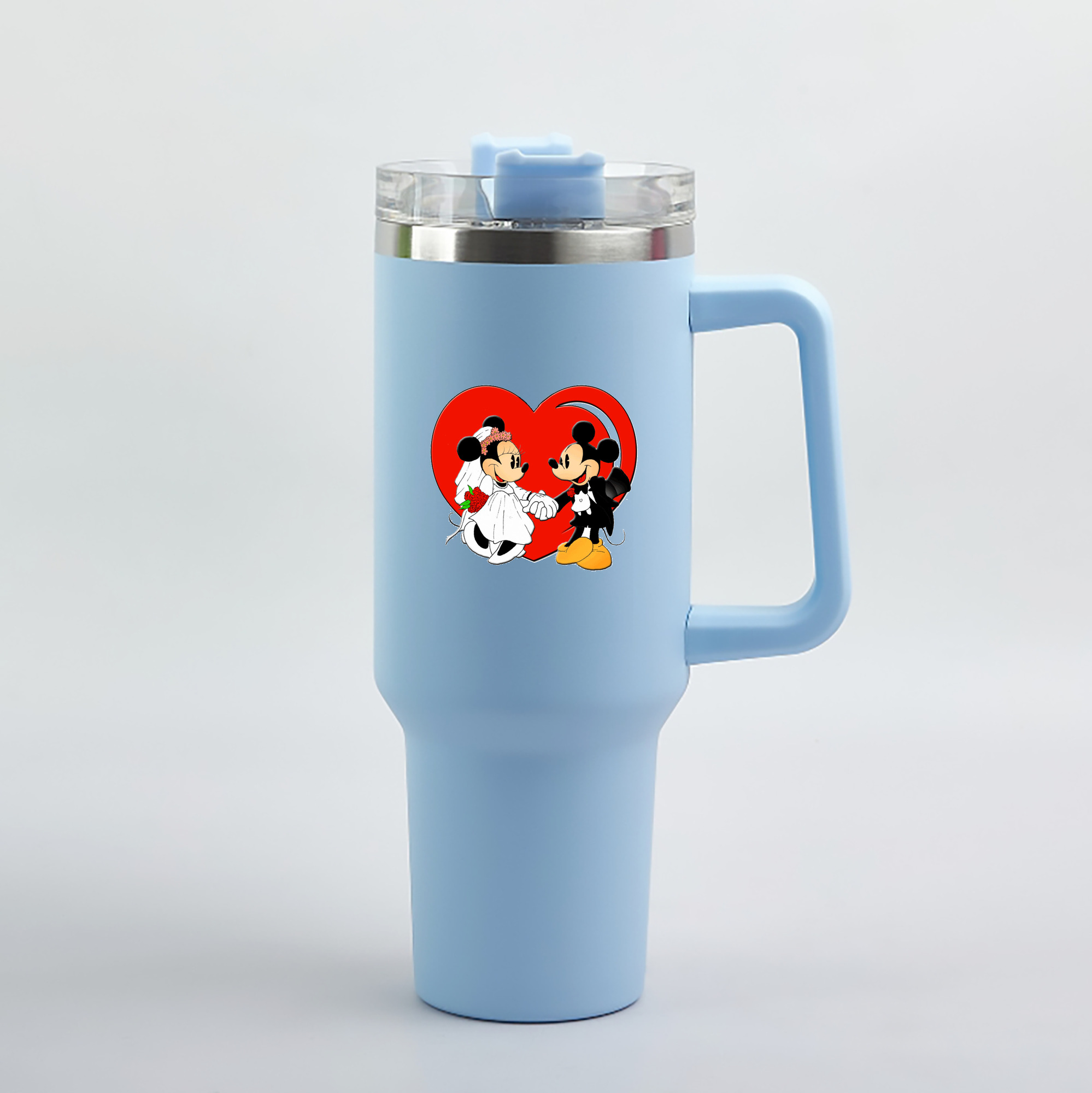 （画像用） ミッキーマウス Mickey Mouse 1200mL車用タンブラー（カラープリント）