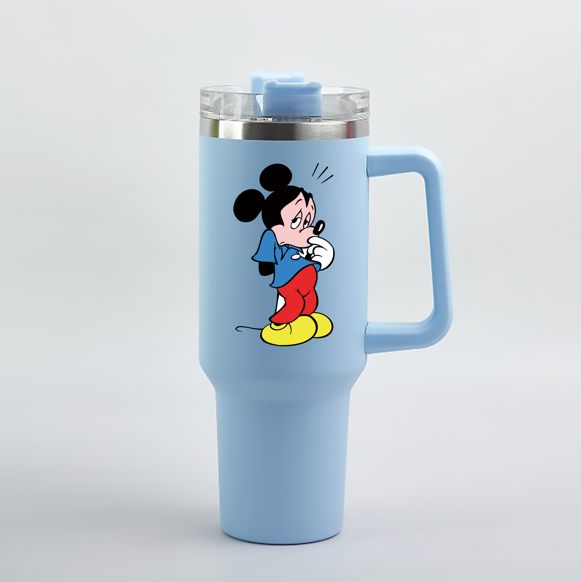 （画像用） ミッキーマウス Mickey Mouse 1200mL車用タンブラー（カラープリント）