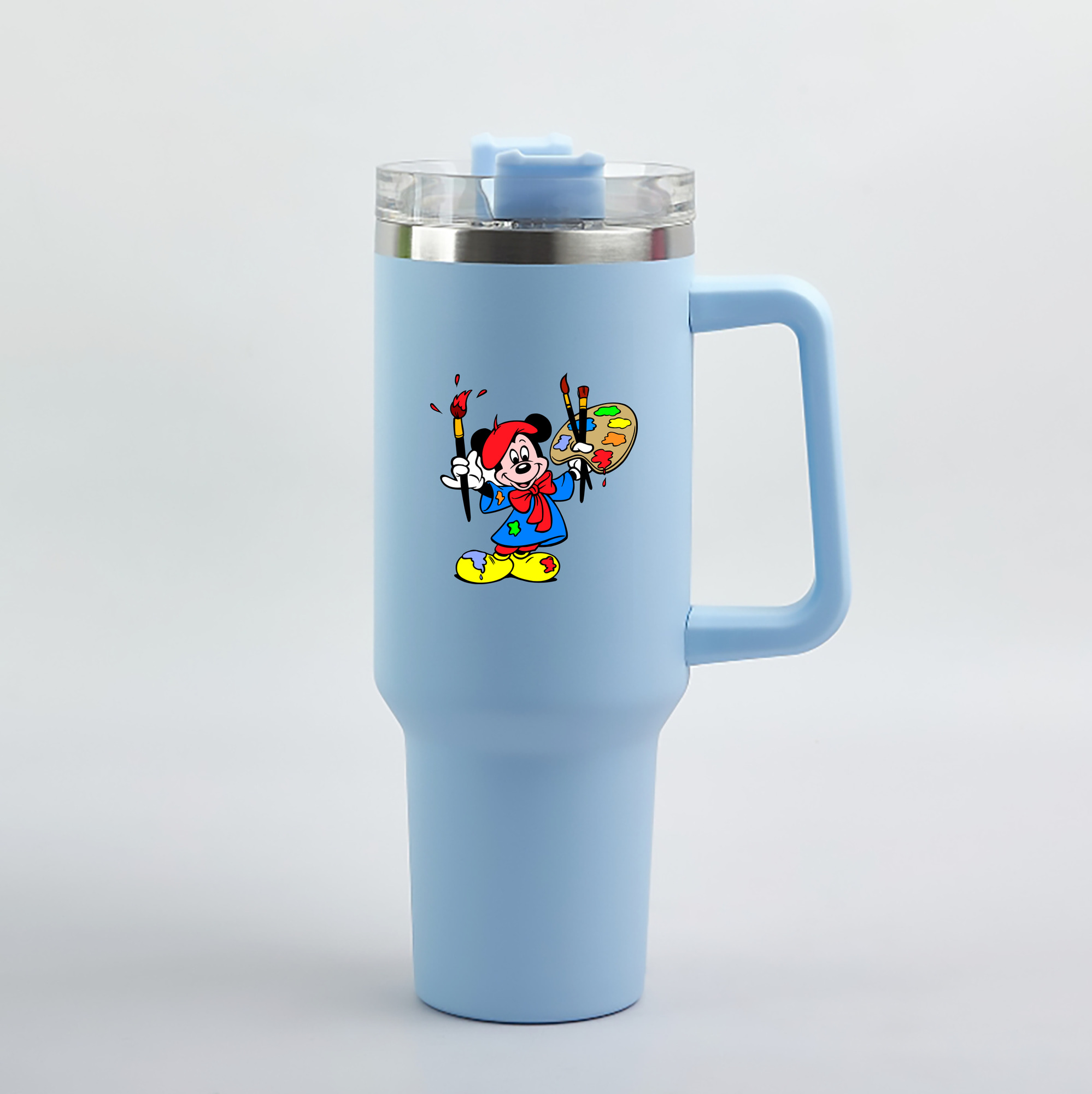 （画像用） ミッキーマウス Mickey Mouse 1200mL車用タンブラー（カラープリント）