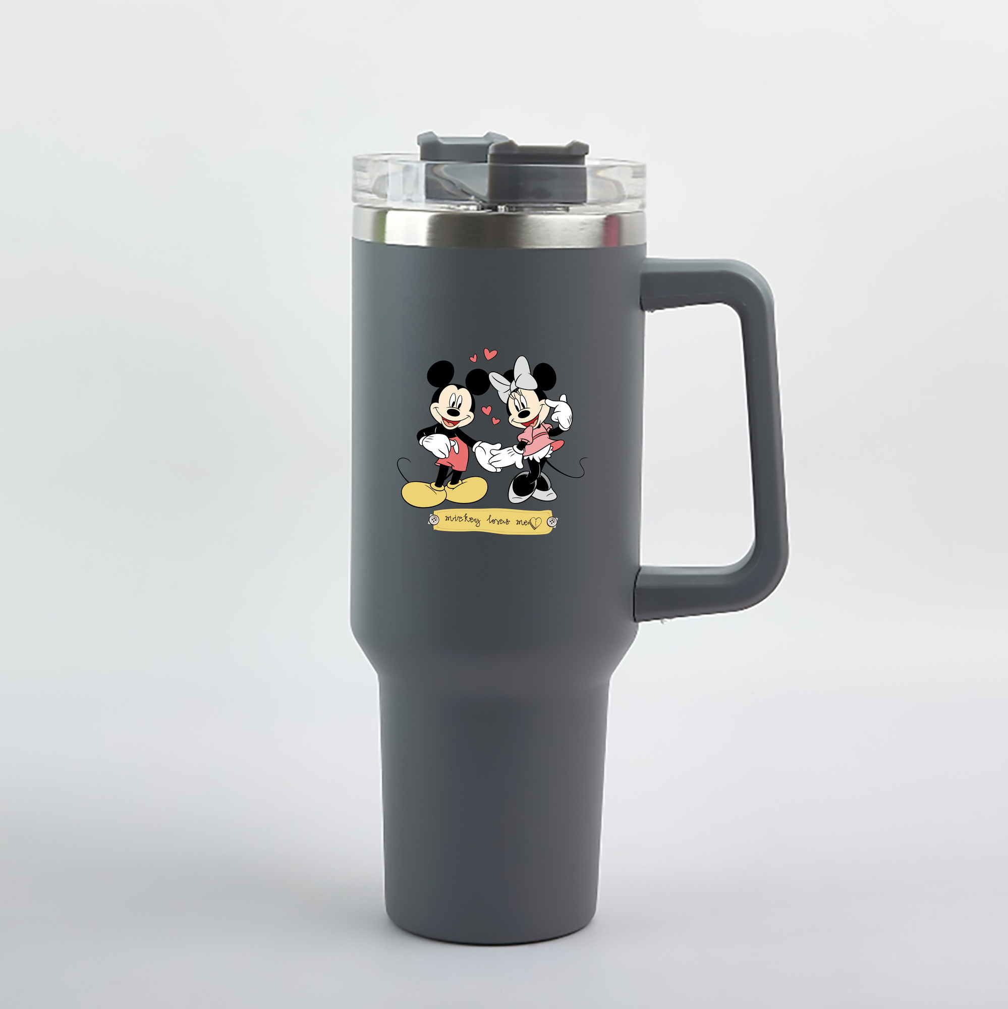 （画像用） ミッキーマウス Mickey Mouse 1200mL車用タンブラー（カラープリント）