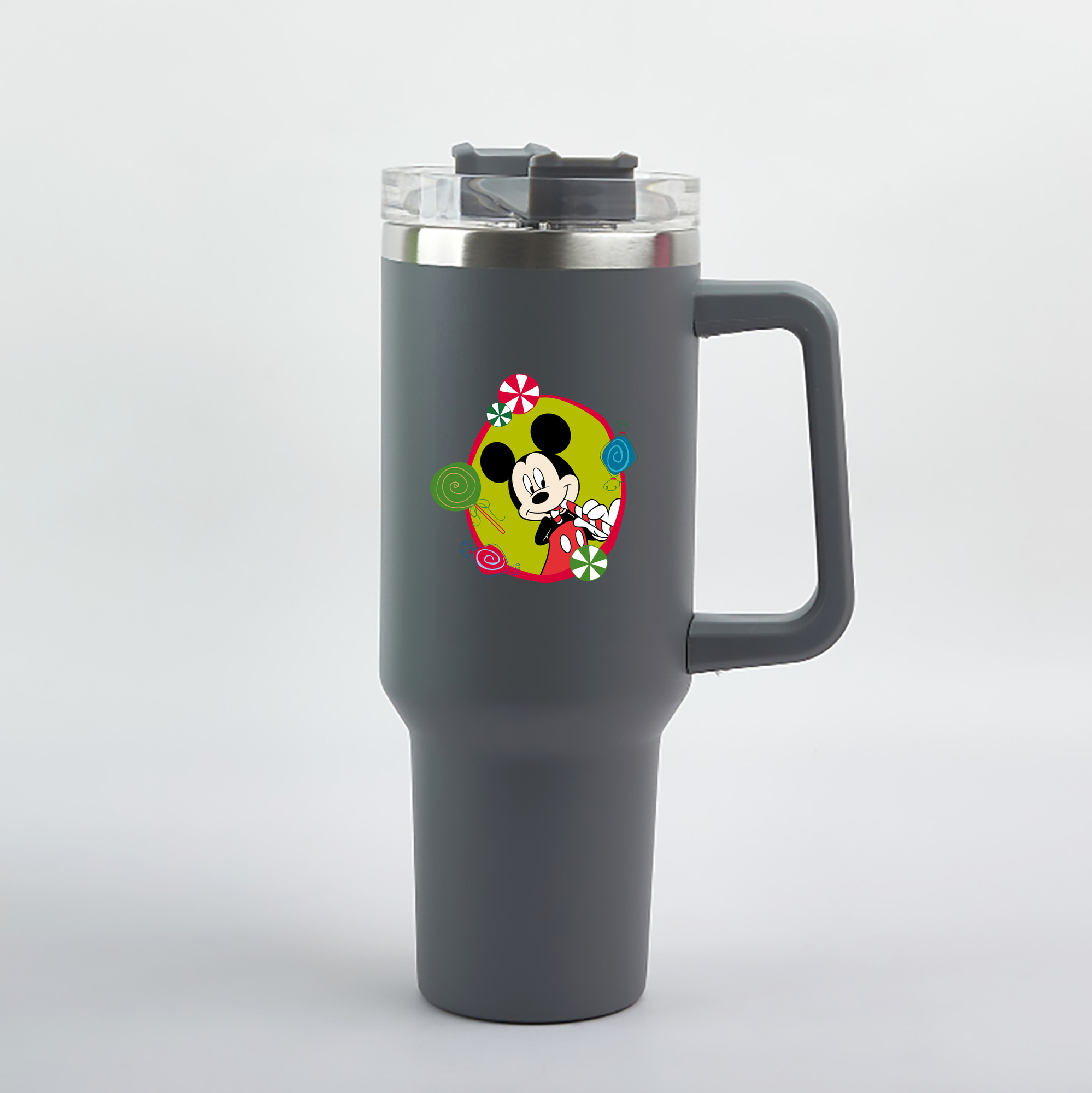 （画像用） ミッキーマウス Mickey Mouse 1200mL車用タンブラー（カラープリント）