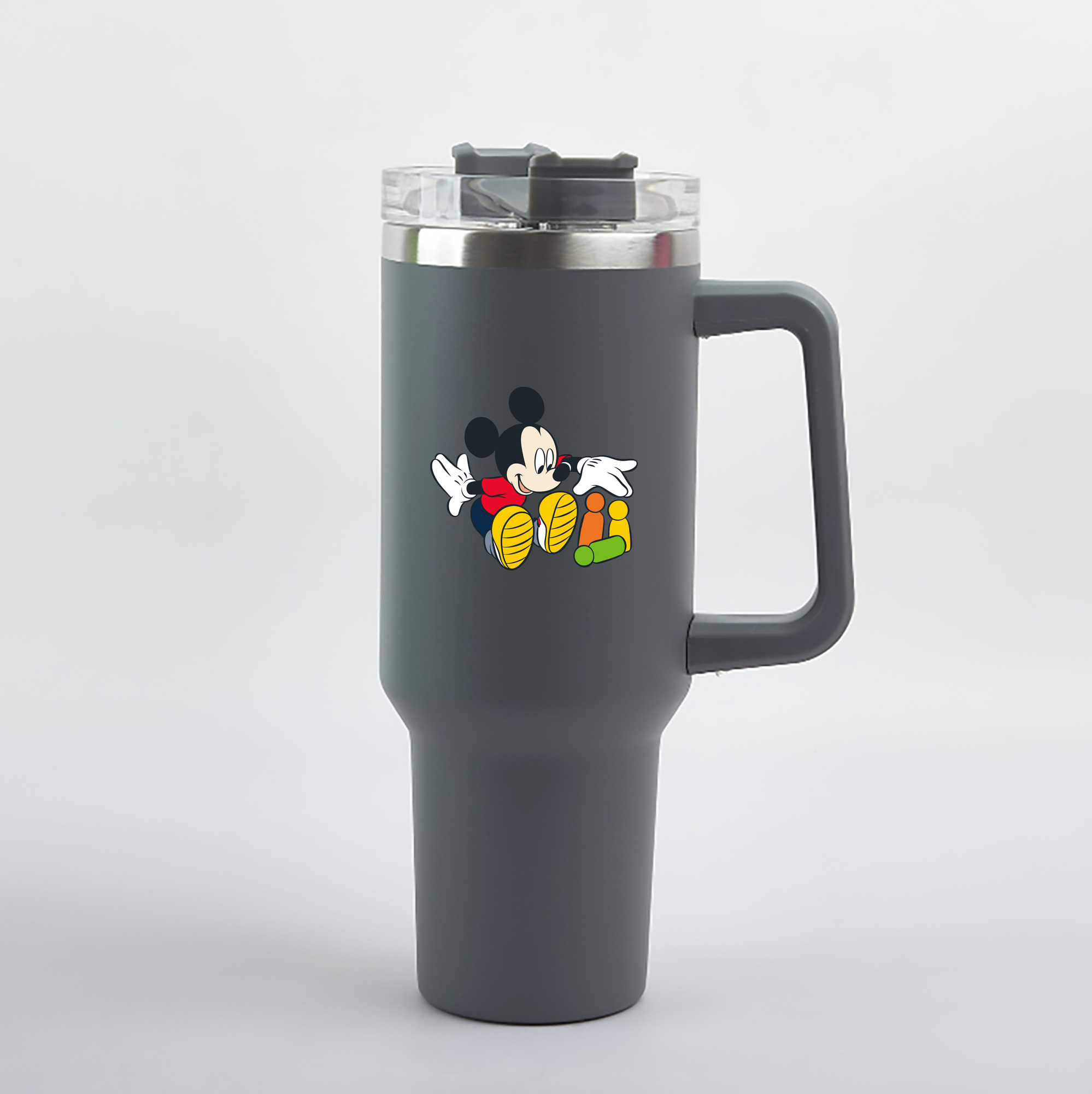 （画像用） ミッキーマウス Mickey Mouse 1200mL車用タンブラー（カラープリント）