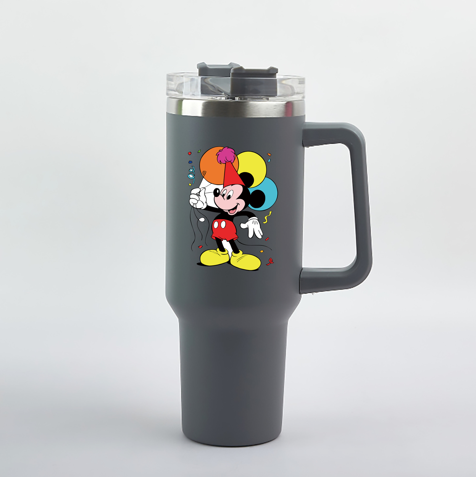 （画像用） ミッキーマウス Mickey Mouse 1200mL車用タンブラー（カラープリント）