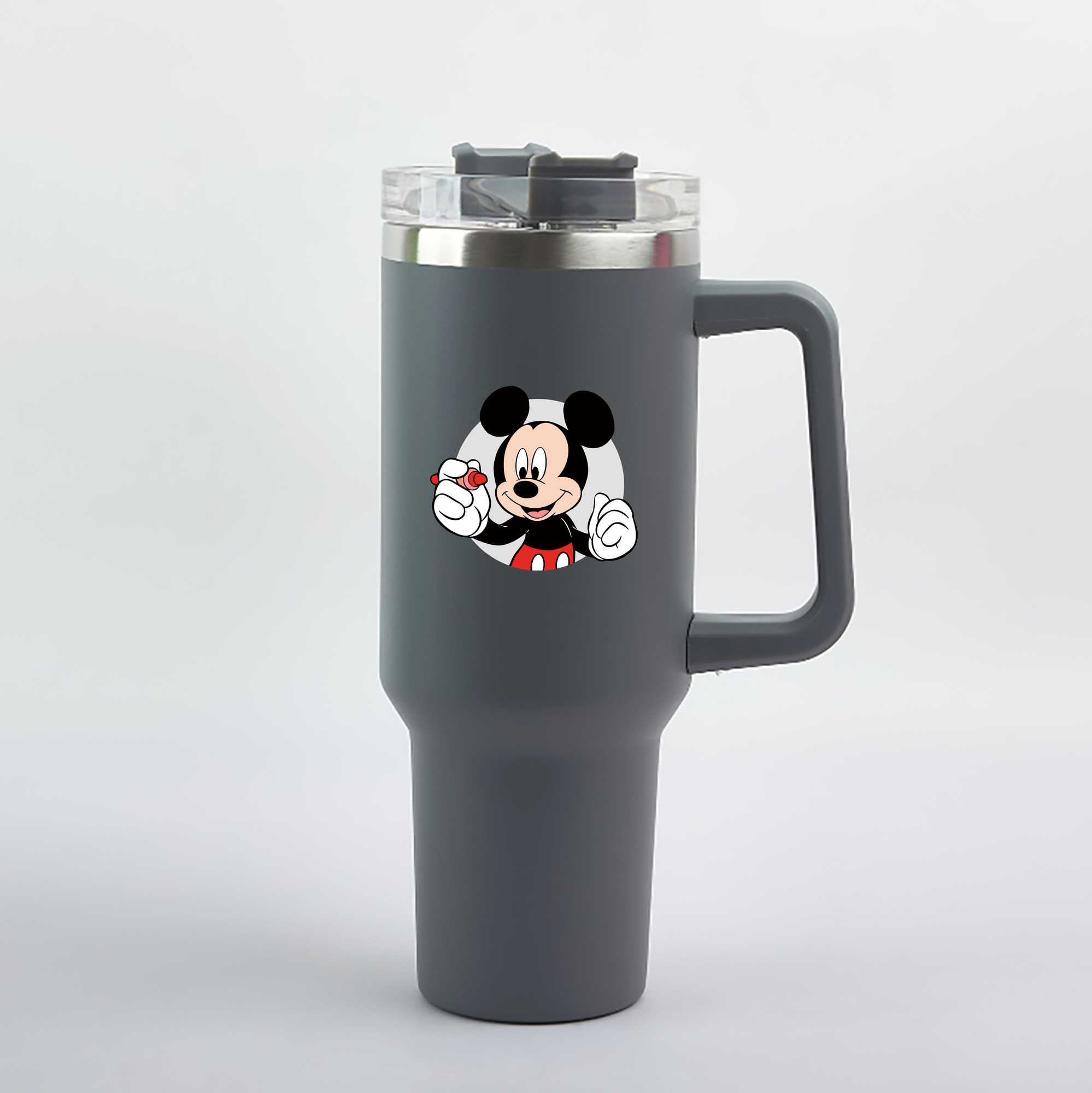 （画像用） ミッキーマウス Mickey Mouse 1200mL車用タンブラー（カラープリント）