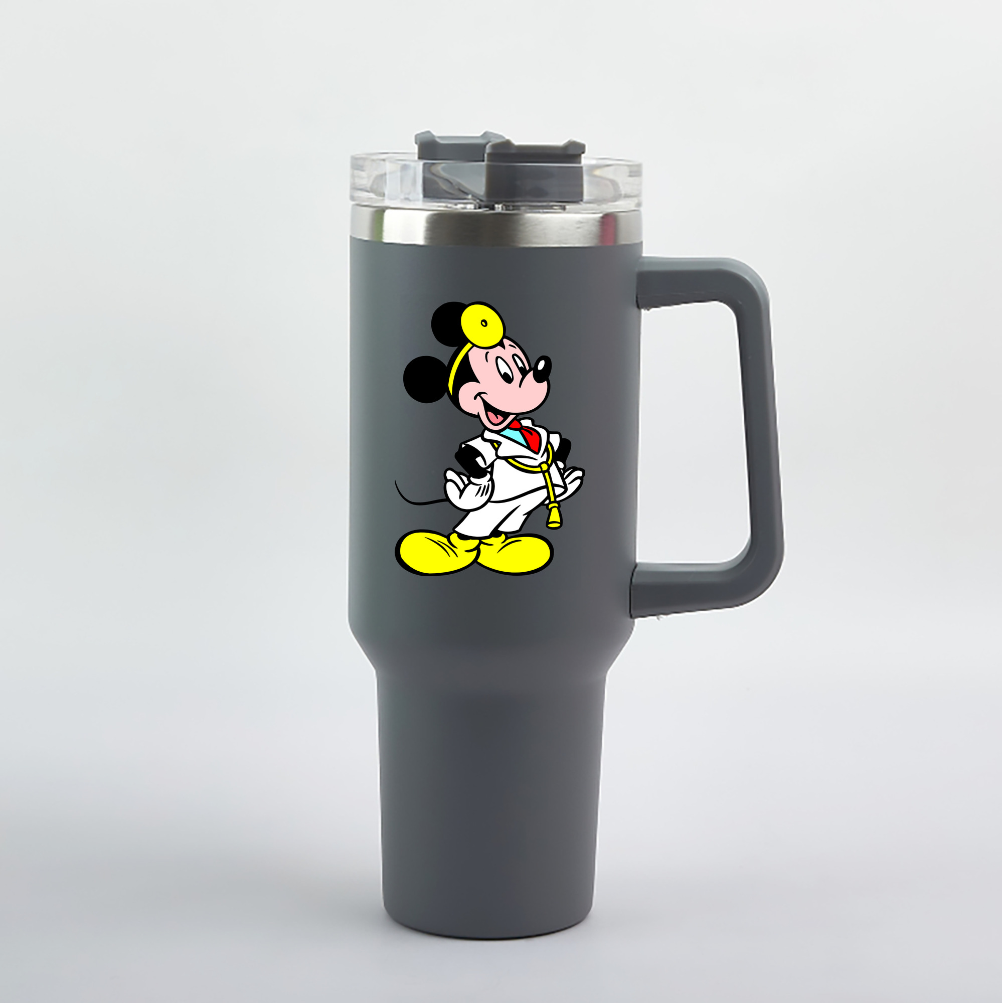 （画像用） ミッキーマウス Mickey Mouse 1200mL車用タンブラー（カラープリント）