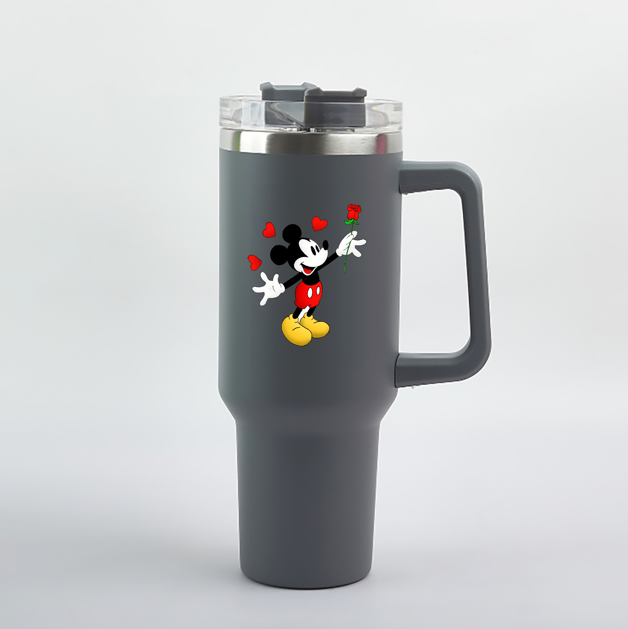 （画像用） ミッキーマウス Mickey Mouse 1200mL車用タンブラー（カラープリント）