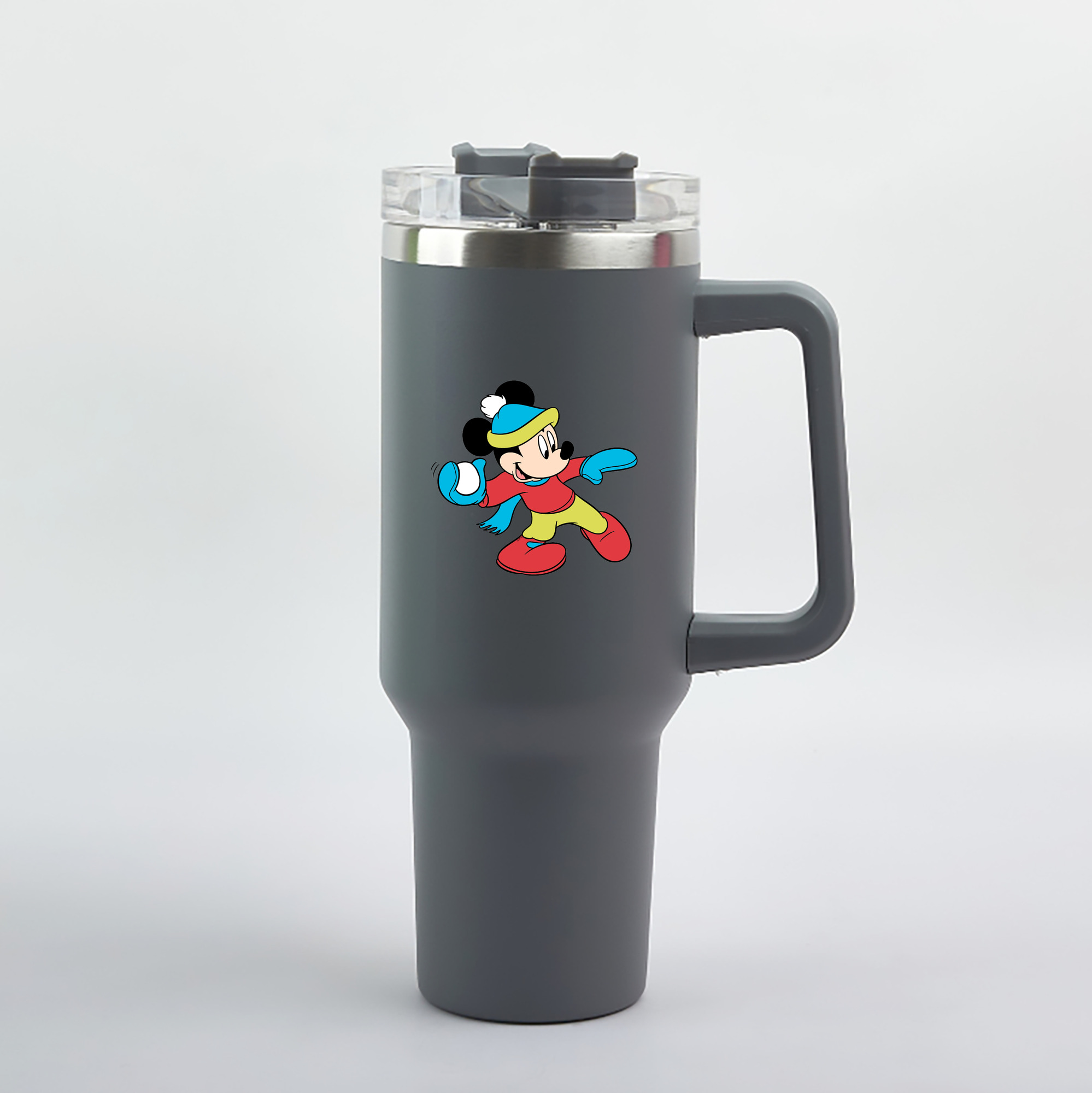 （画像用） ミッキーマウス Mickey Mouse 1200mL車用タンブラー（カラープリント）