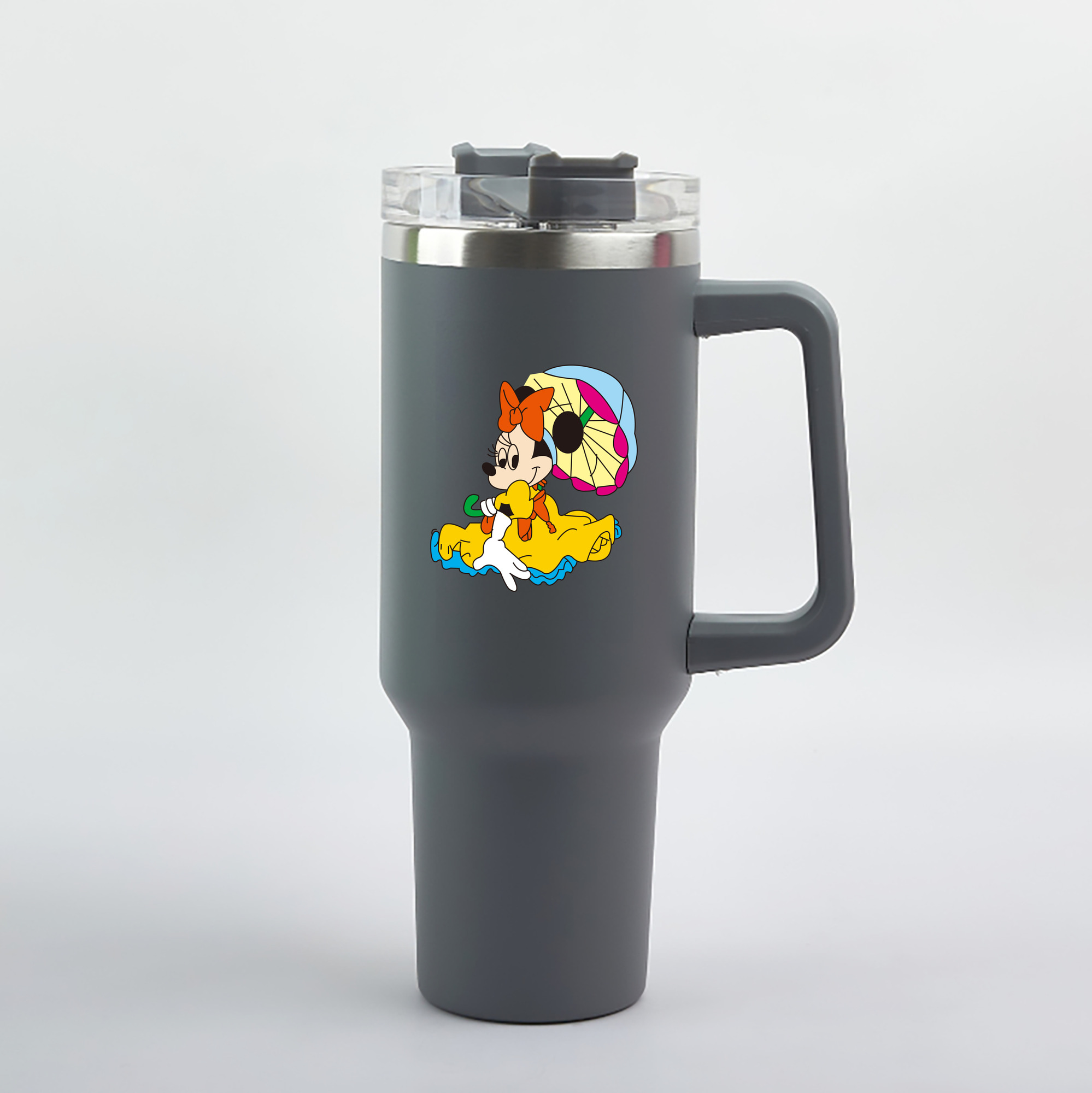 （画像用） ミッキーマウス Mickey Mouse 1200mL車用タンブラー（カラープリント）
