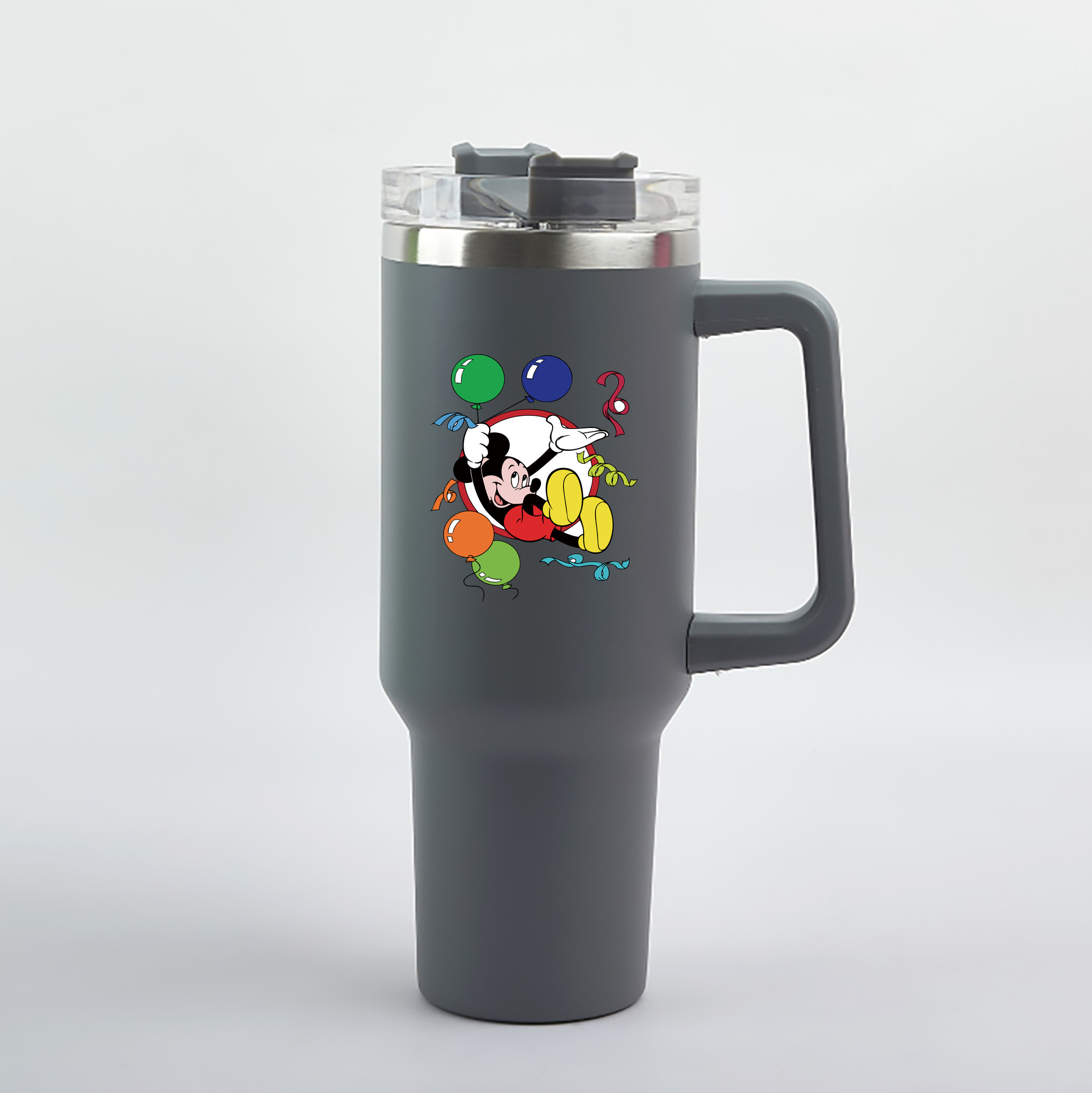 （画像用） ミッキーマウス Mickey Mouse 1200mL車用タンブラー（カラープリント）