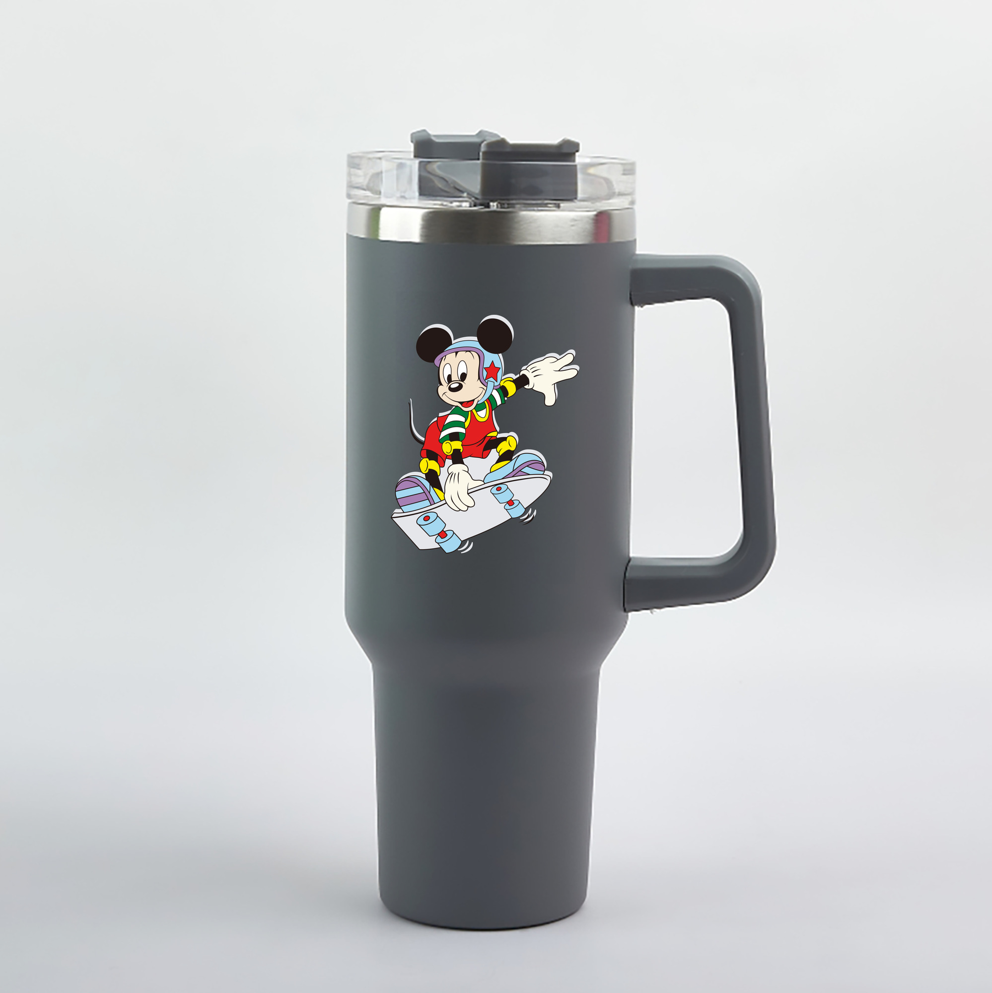 （画像用） ミッキーマウス Mickey Mouse 1200mL車用タンブラー（カラープリント）