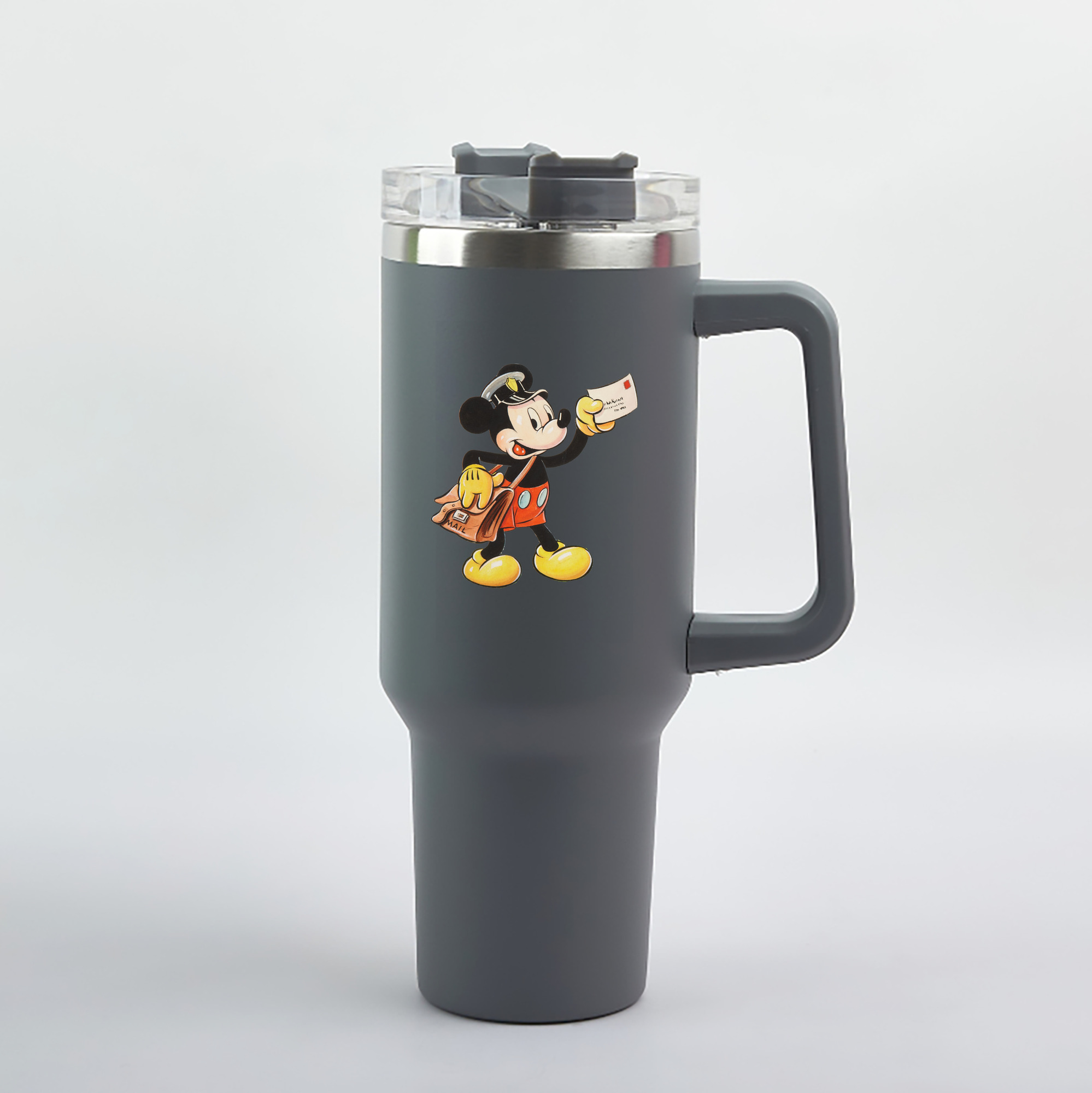 （画像用） ミッキーマウス Mickey Mouse 1200mL車用タンブラー（カラープリント）