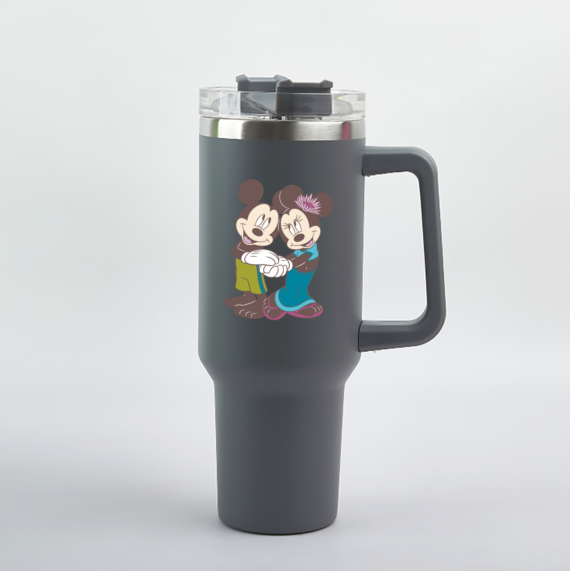 （画像用） ミッキーマウス Mickey Mouse 1200mL車用タンブラー（カラープリント）