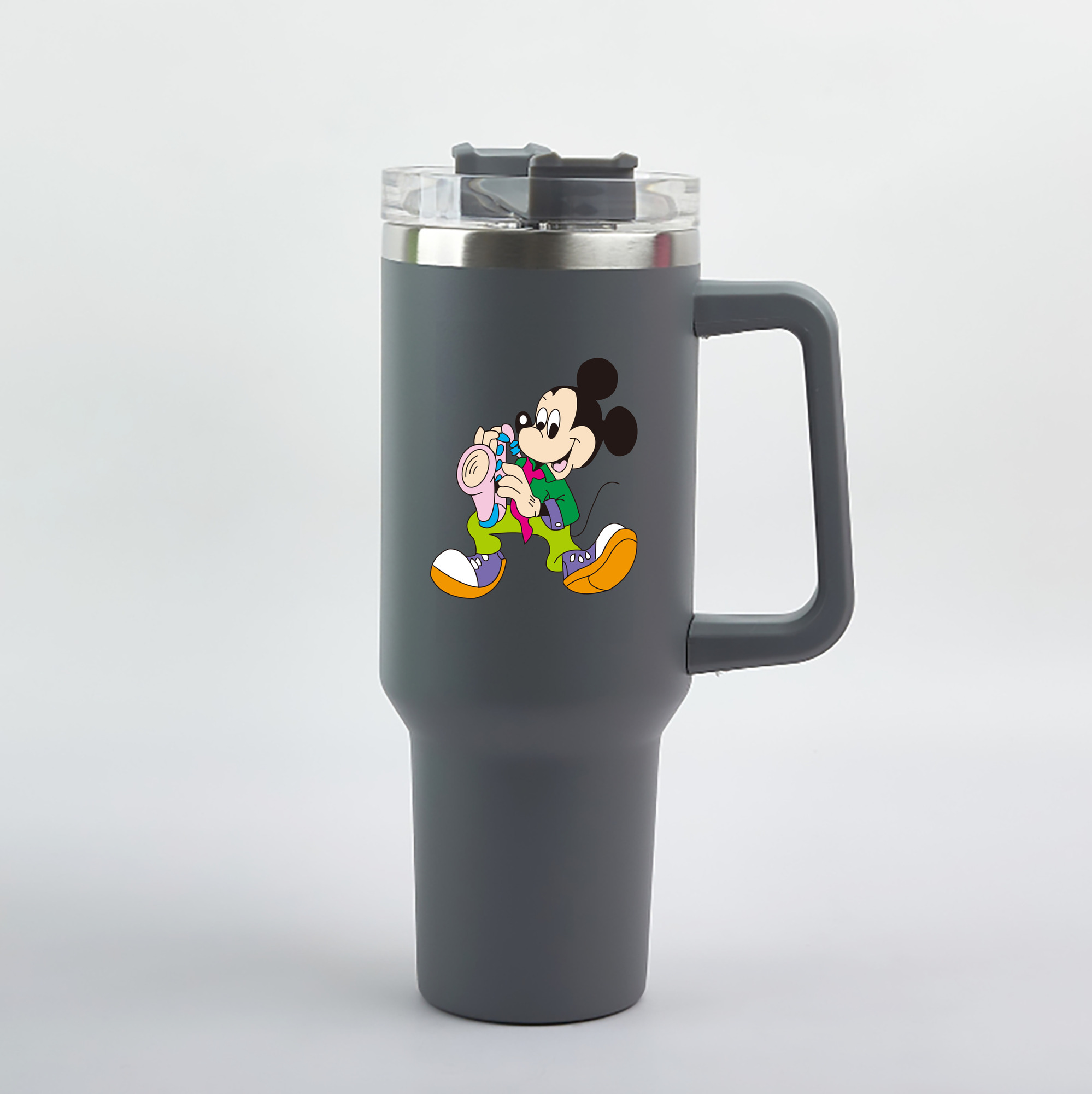 （画像用） ミッキーマウス Mickey Mouse 1200mL車用タンブラー（カラープリント）
