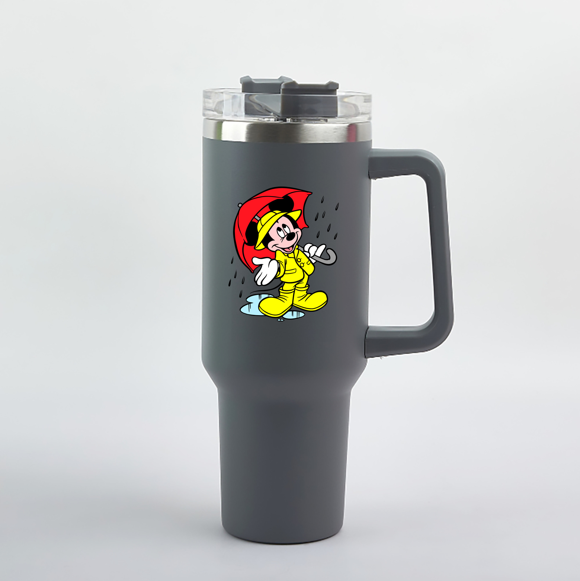 （画像用） ミッキーマウス Mickey Mouse 1200mL車用タンブラー（カラープリント）