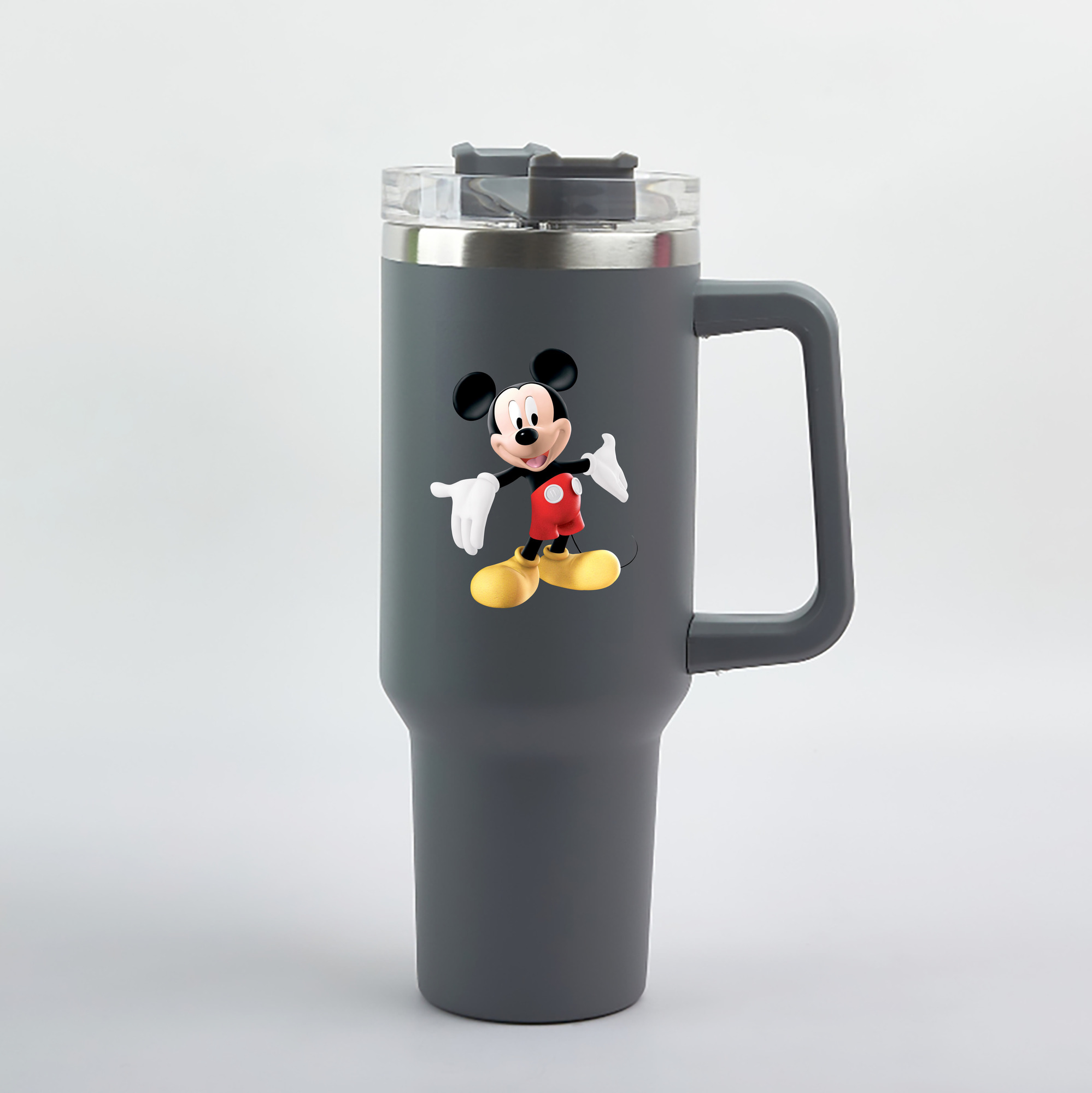 （画像用） ミッキーマウス Mickey Mouse 1200mL車用タンブラー（カラープリント）