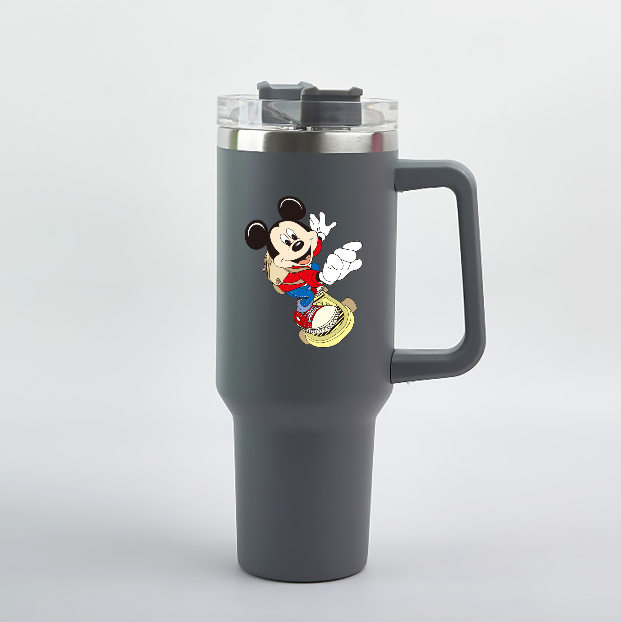 （画像用） ミッキーマウス Mickey Mouse 1200mL車用タンブラー（カラープリント）