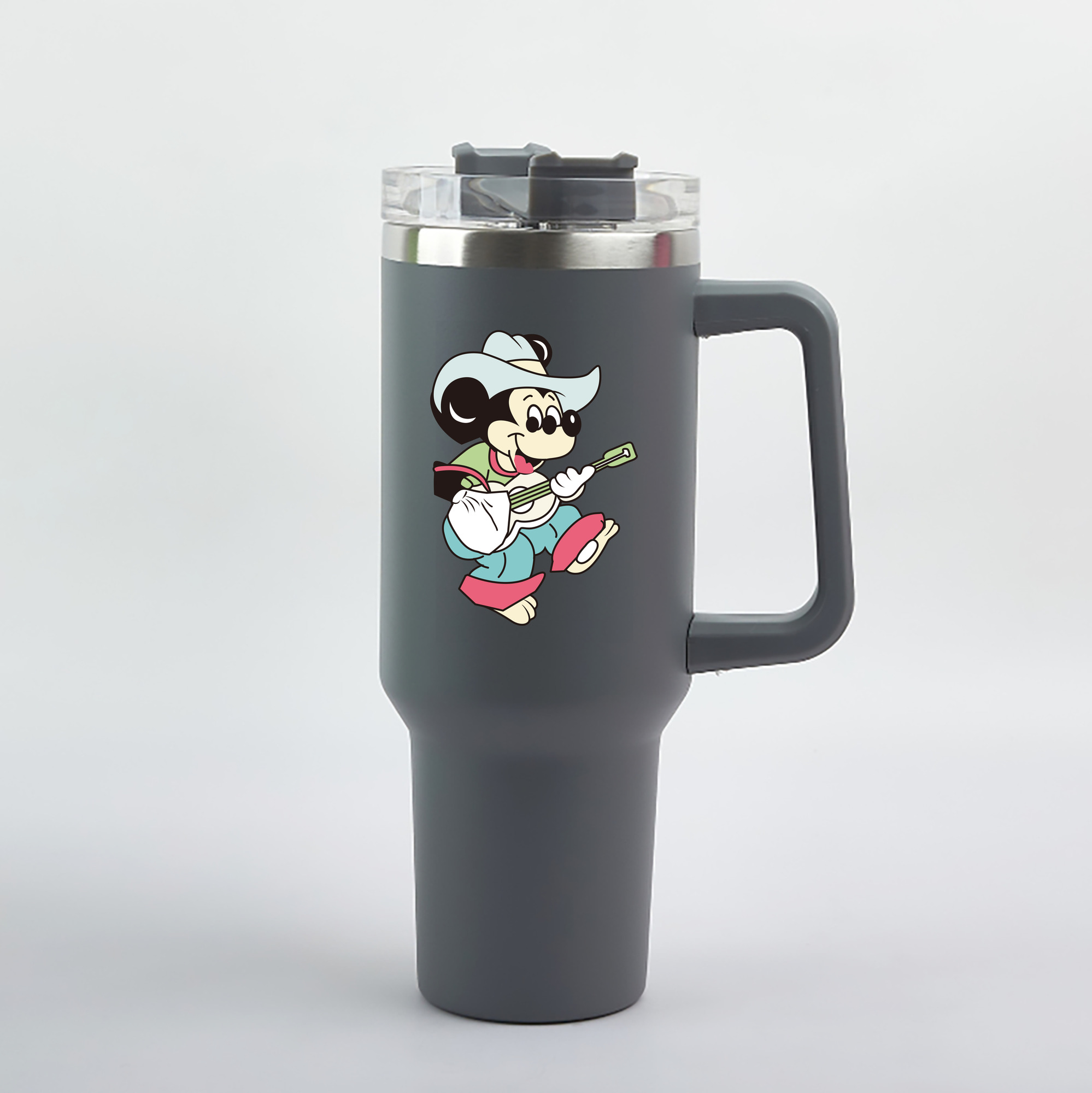 （画像用） ミッキーマウス Mickey Mouse 1200mL車用タンブラー（カラープリント）