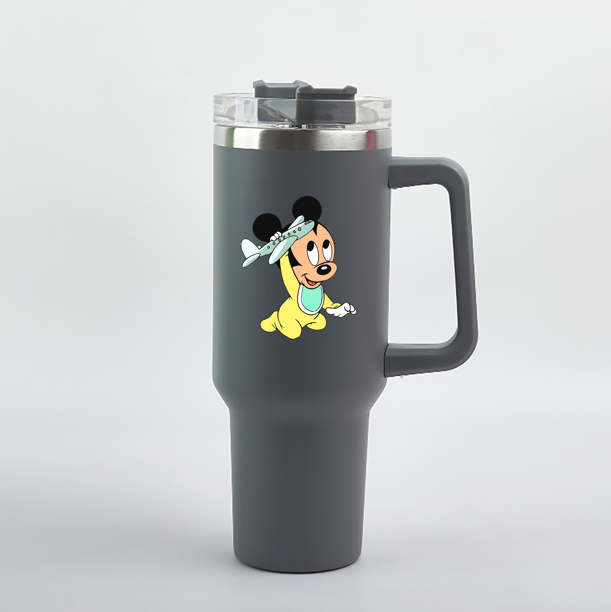 （画像用） ミッキーマウス Mickey Mouse 1200mL車用タンブラー（カラープリント）