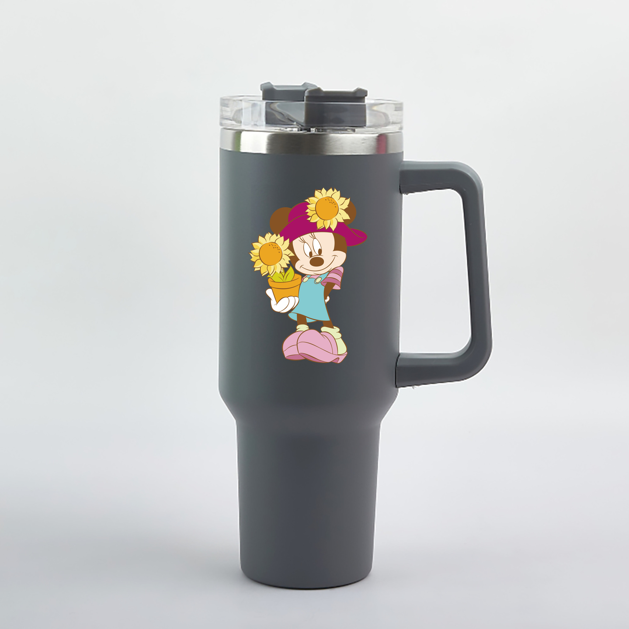 （画像用） ミッキーマウス Mickey Mouse 1200mL車用タンブラー（カラープリント）