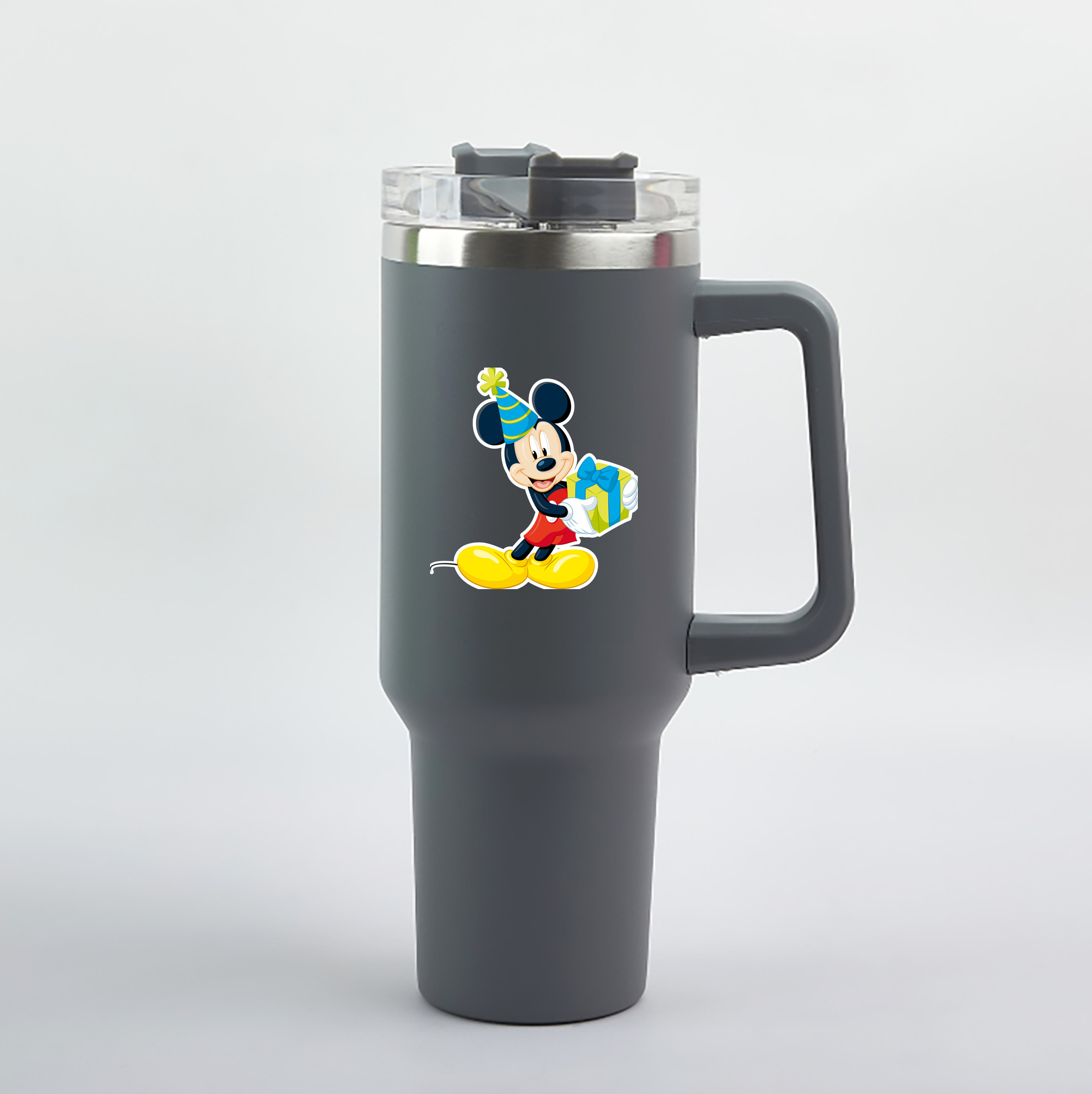 （画像用） ミッキーマウス Mickey Mouse 1200mL車用タンブラー（カラープリント）